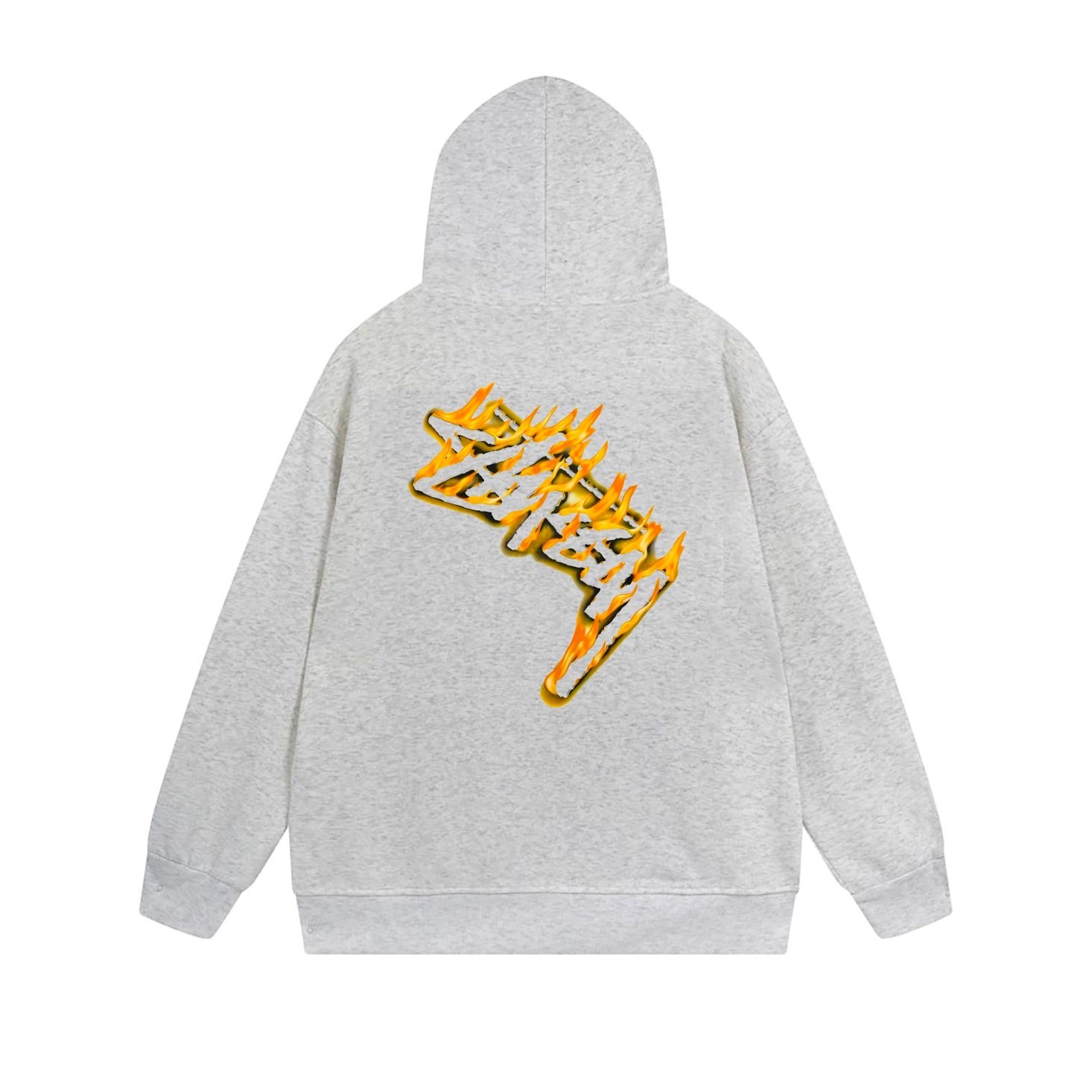 Stussy Yellow Checkerboard Lightning Full-Zip Hoodie
