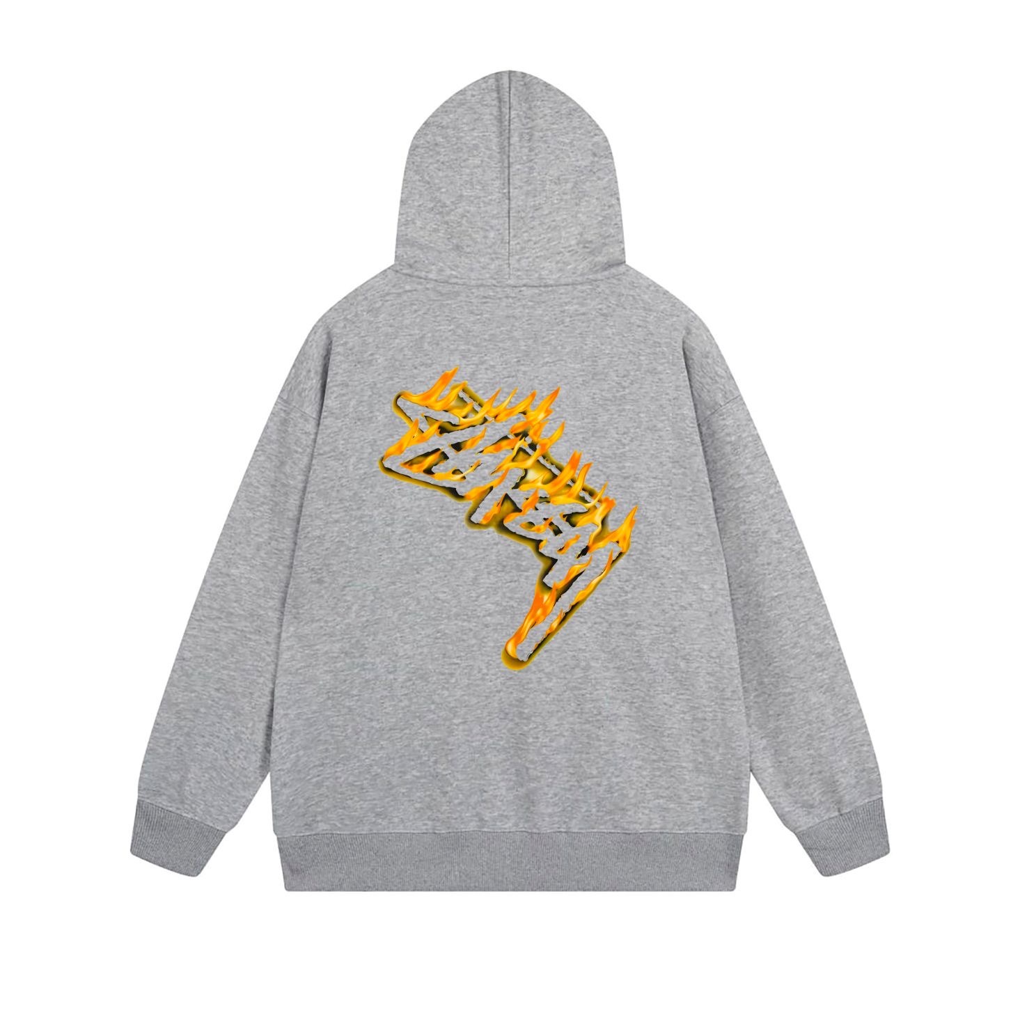 Stussy Yellow Checkerboard Lightning Full-Zip Hoodie