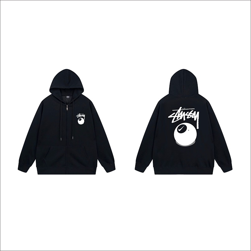 Stussy Yin Yang Handstyle Full-Zip Hoodie