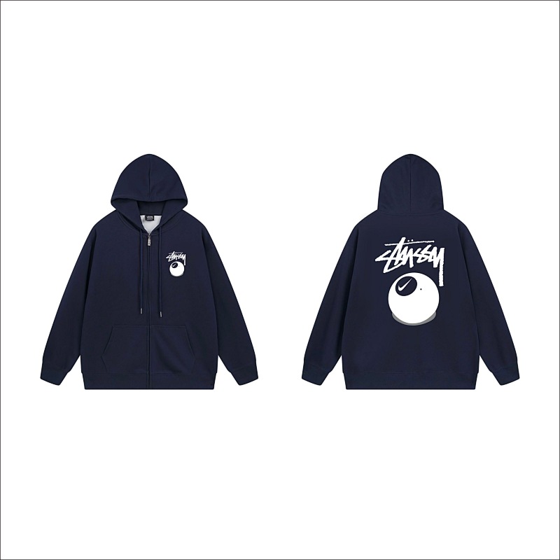 Stussy Yin Yang Handstyle Full-Zip Hoodie