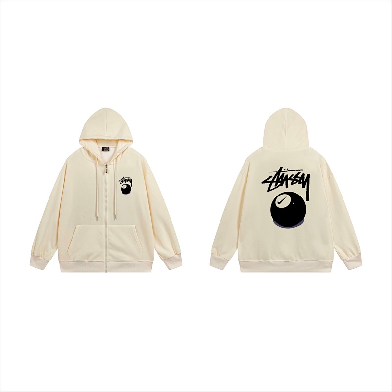Stussy Yin Yang Handstyle Full-Zip Hoodie