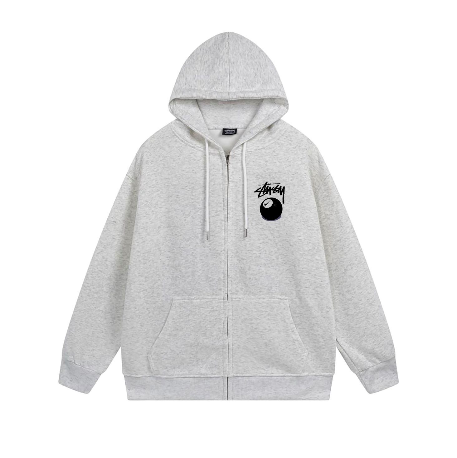 Stussy Yin Yang Handstyle Full-Zip Hoodie