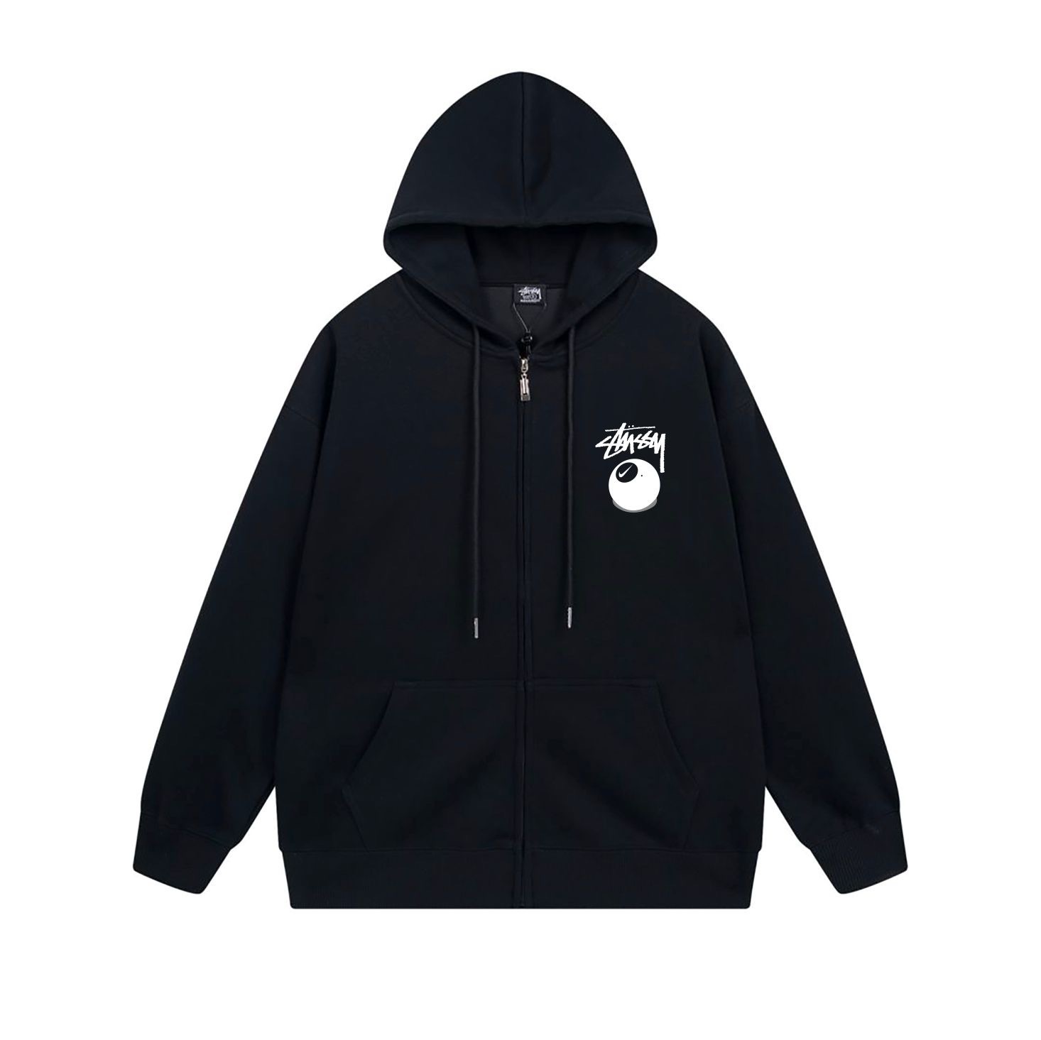 Stussy Yin Yang Handstyle Full-Zip Hoodie