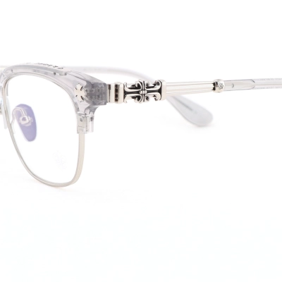 Chrome Hearts Bonennoisseur ll DT/SS Glasses Smoky Gray Frame /Silver Temples 02