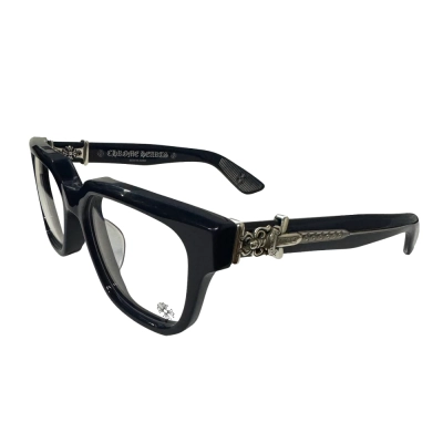 Chrome Hearts Vagillionaire II Glasses Smoky Black /Sterling Silver 02