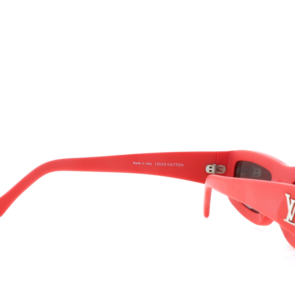 Louis Vuitton LV Ocean Low Square Sunglasses Matte Red