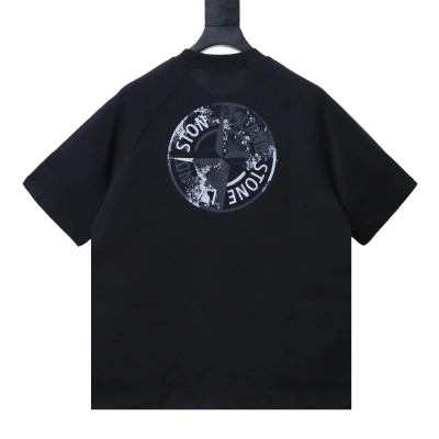 Stone Island 3M Reflective Compass T-Shirt Black 01