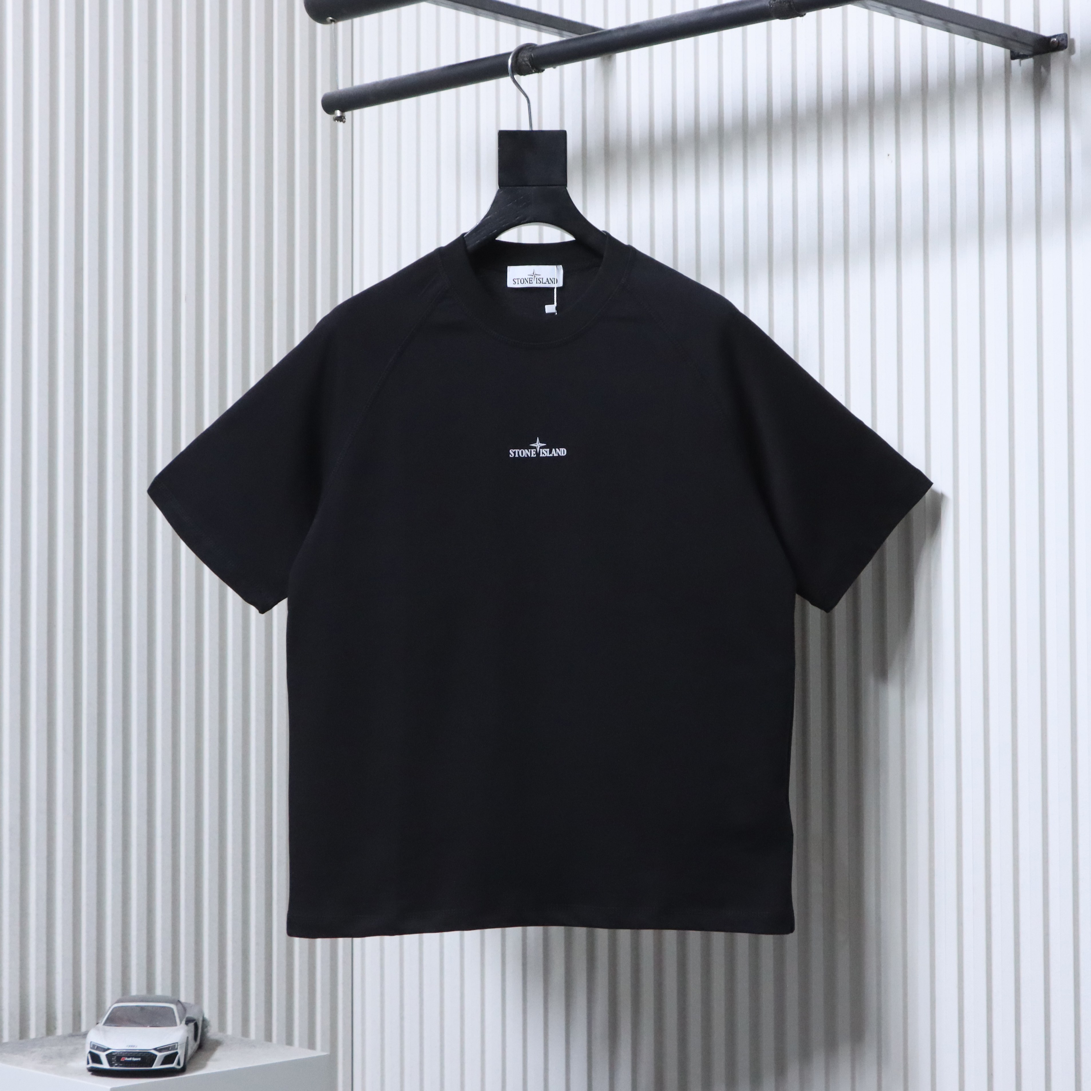 Stone Island 3M Reflective Compass T-Shirt Black