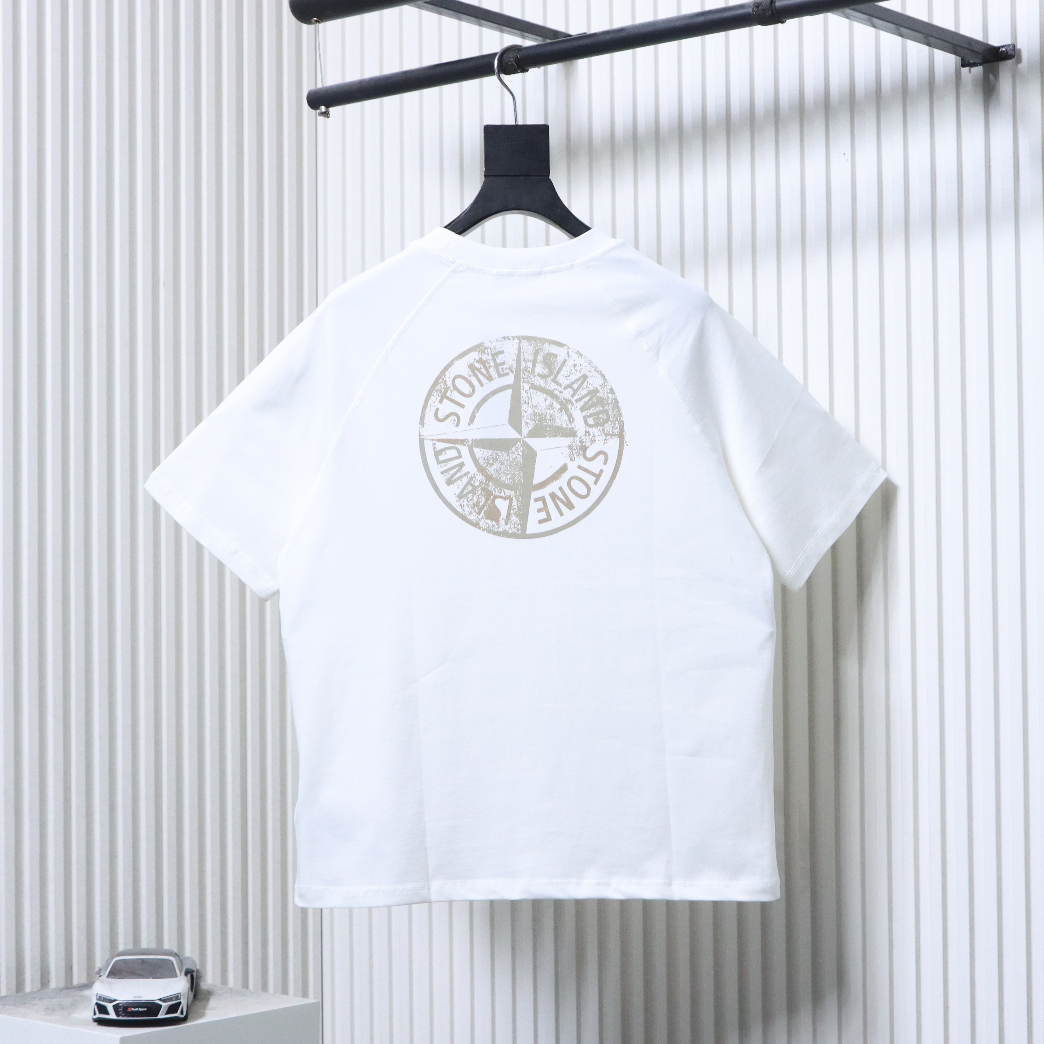 Stone Island 3M Reflective Compass T-Shirt White