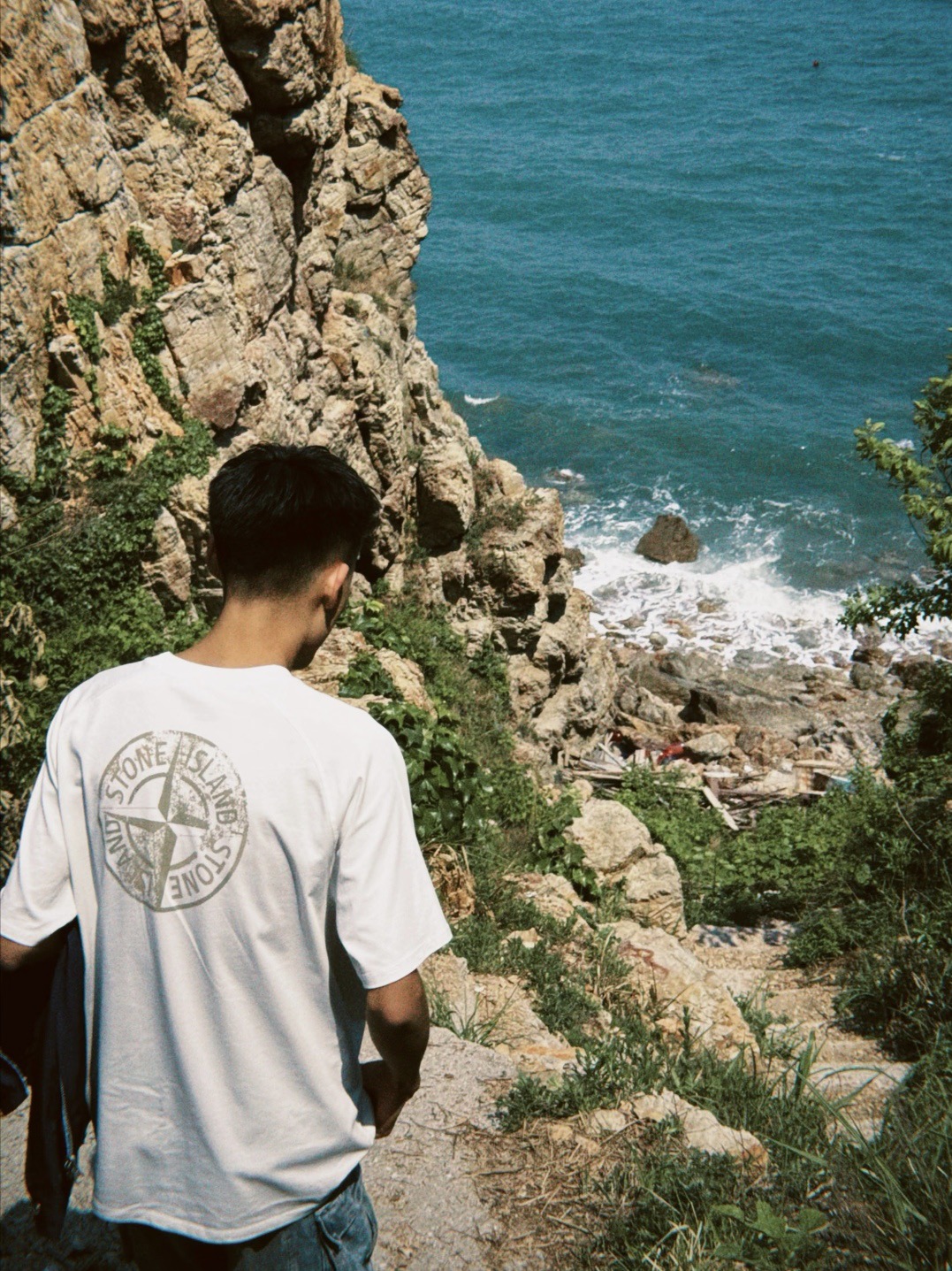Stone Island 3M Reflective Compass T-Shirt White