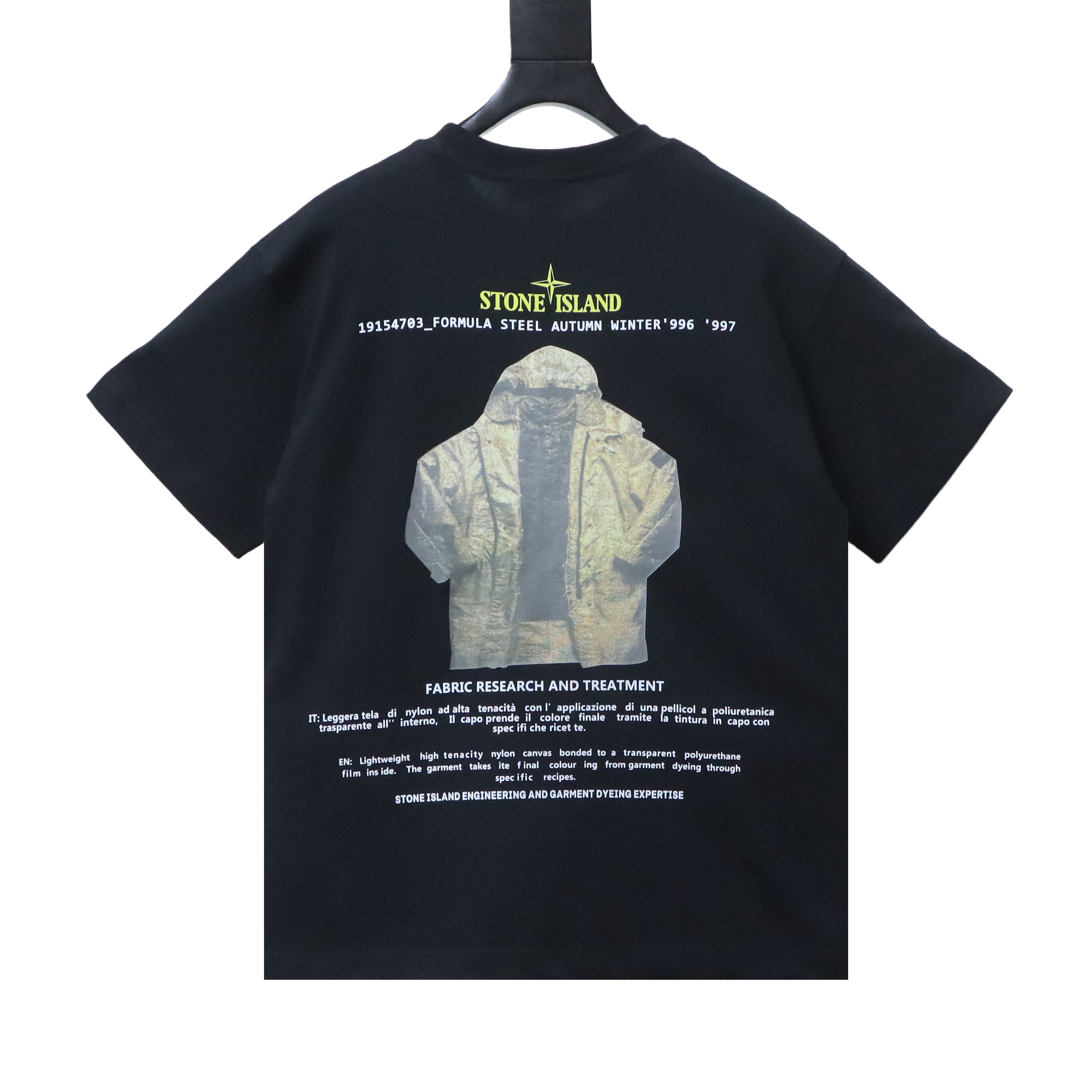 Stone Island Archivio Jacket Graphic T-Shirt Black