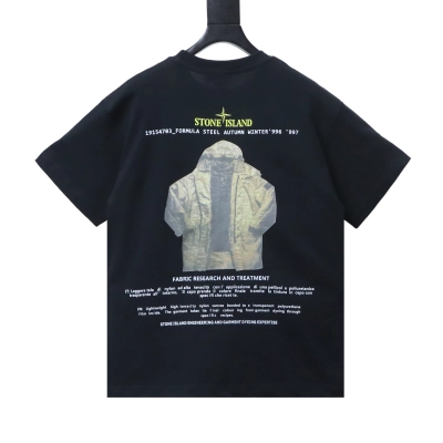 Stone Island Archivio Jacket Graphic T-Shirt Black 01