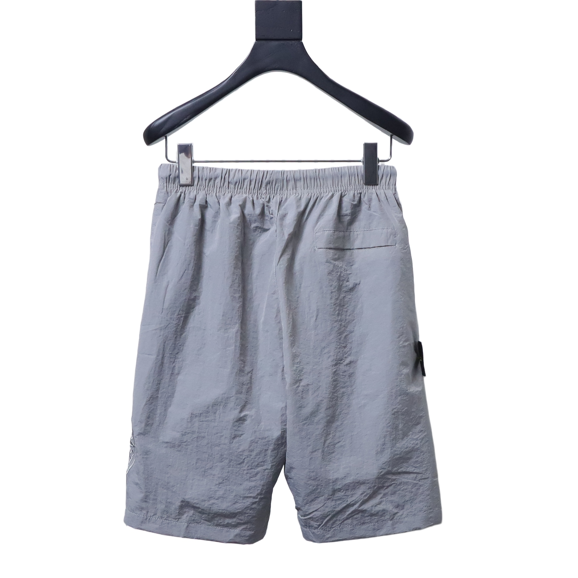 Stone Island Classic Badge Cargo Shorts Light Gray