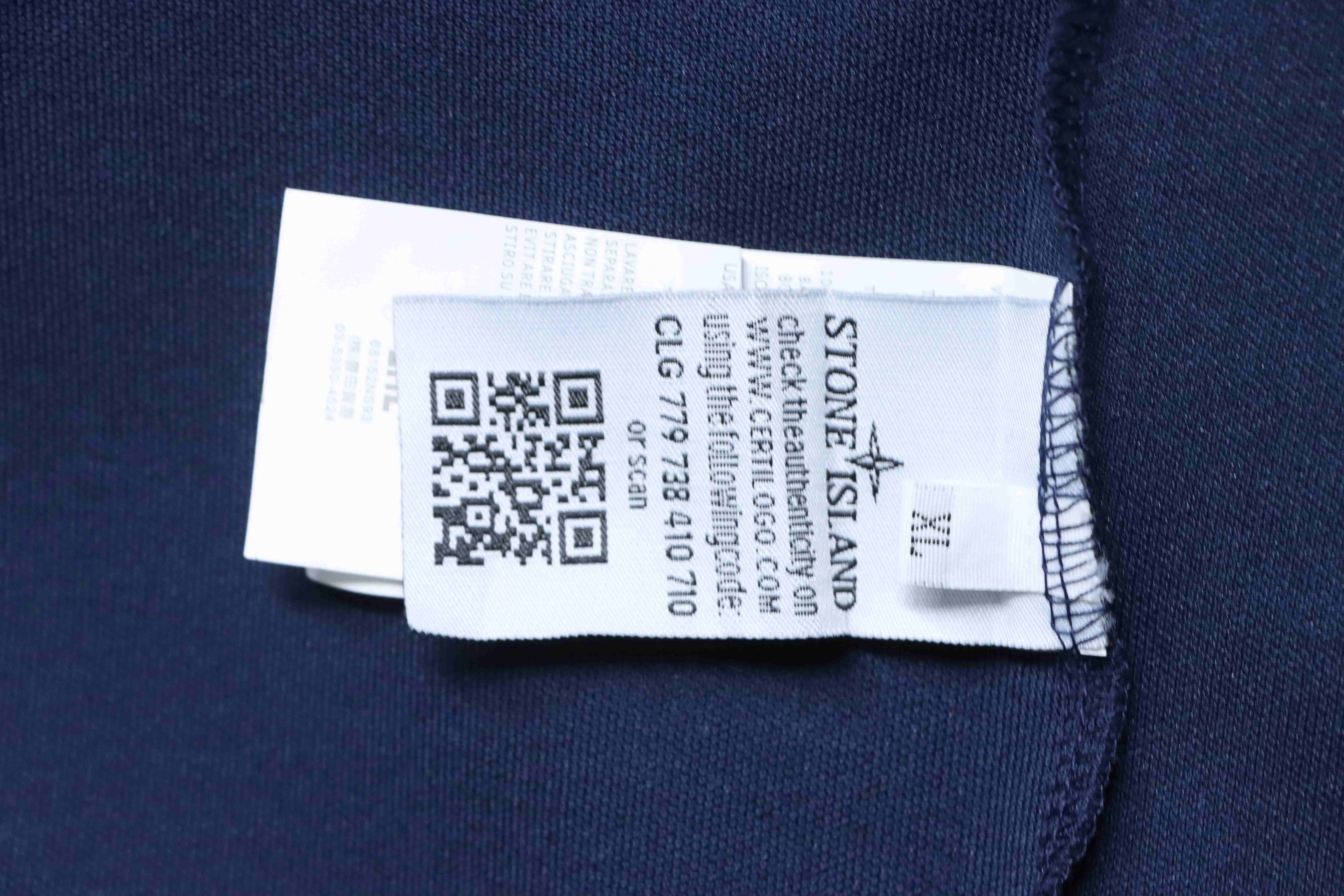 Stone Island Classic Knit Polo Shirt Navy