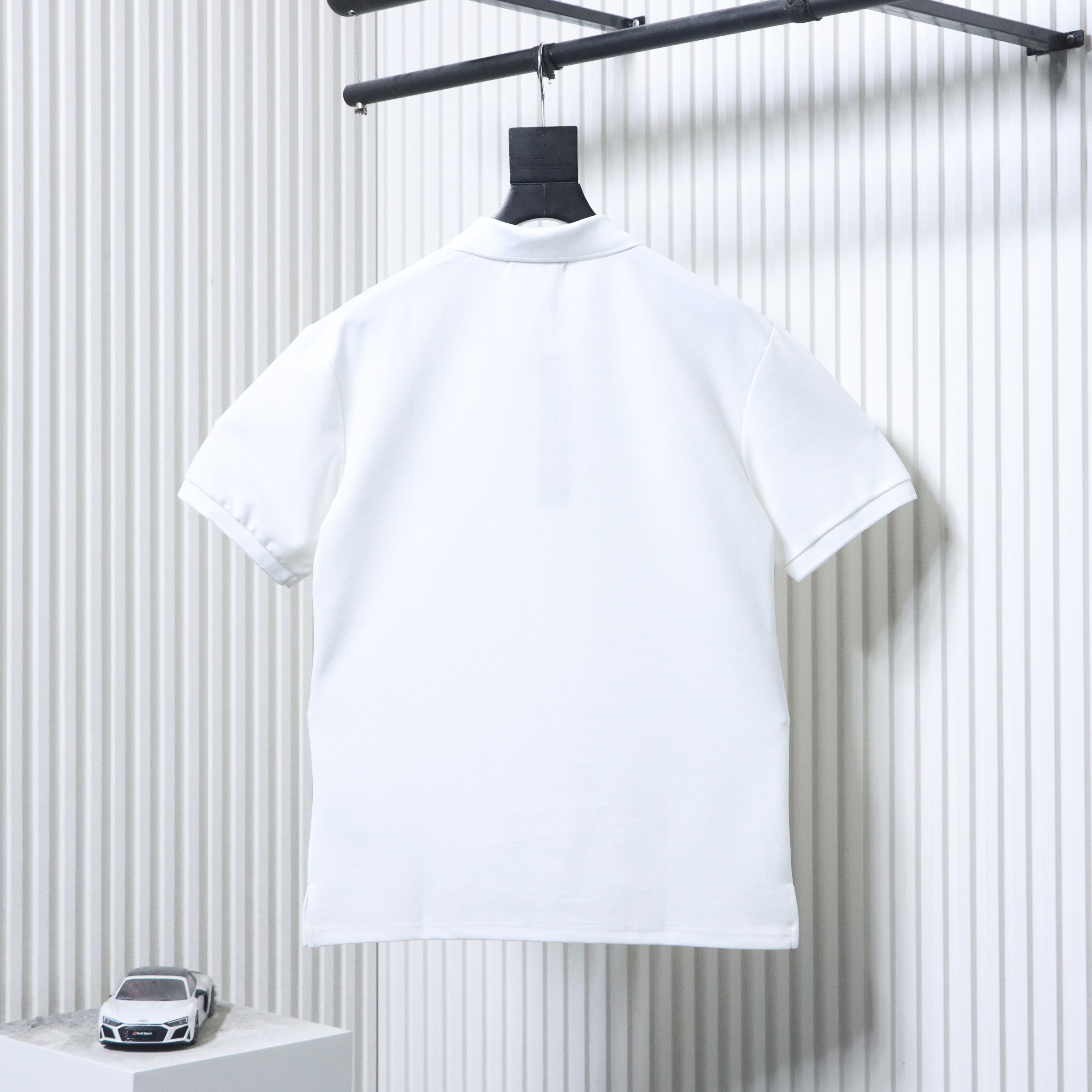 Stone Island Classic Knit Polo Shirt White