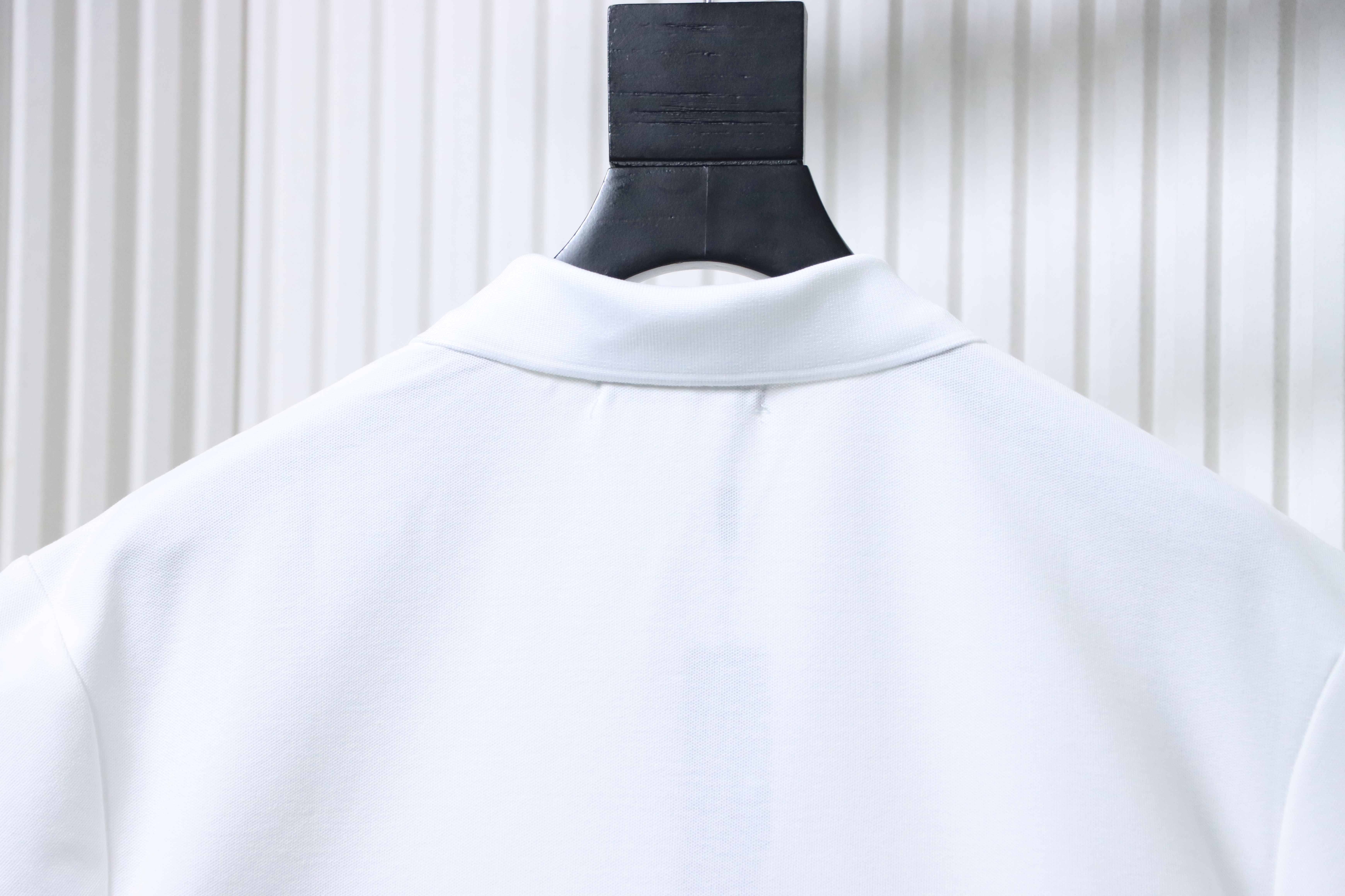 Stone Island Classic Knit Polo Shirt White