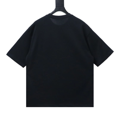 Stone Island Embroidered Compass Chest T-Shirt Black 02