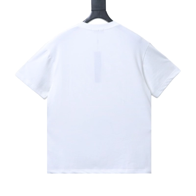Stone Island Embroidered Compass Chest T-Shirt White 02