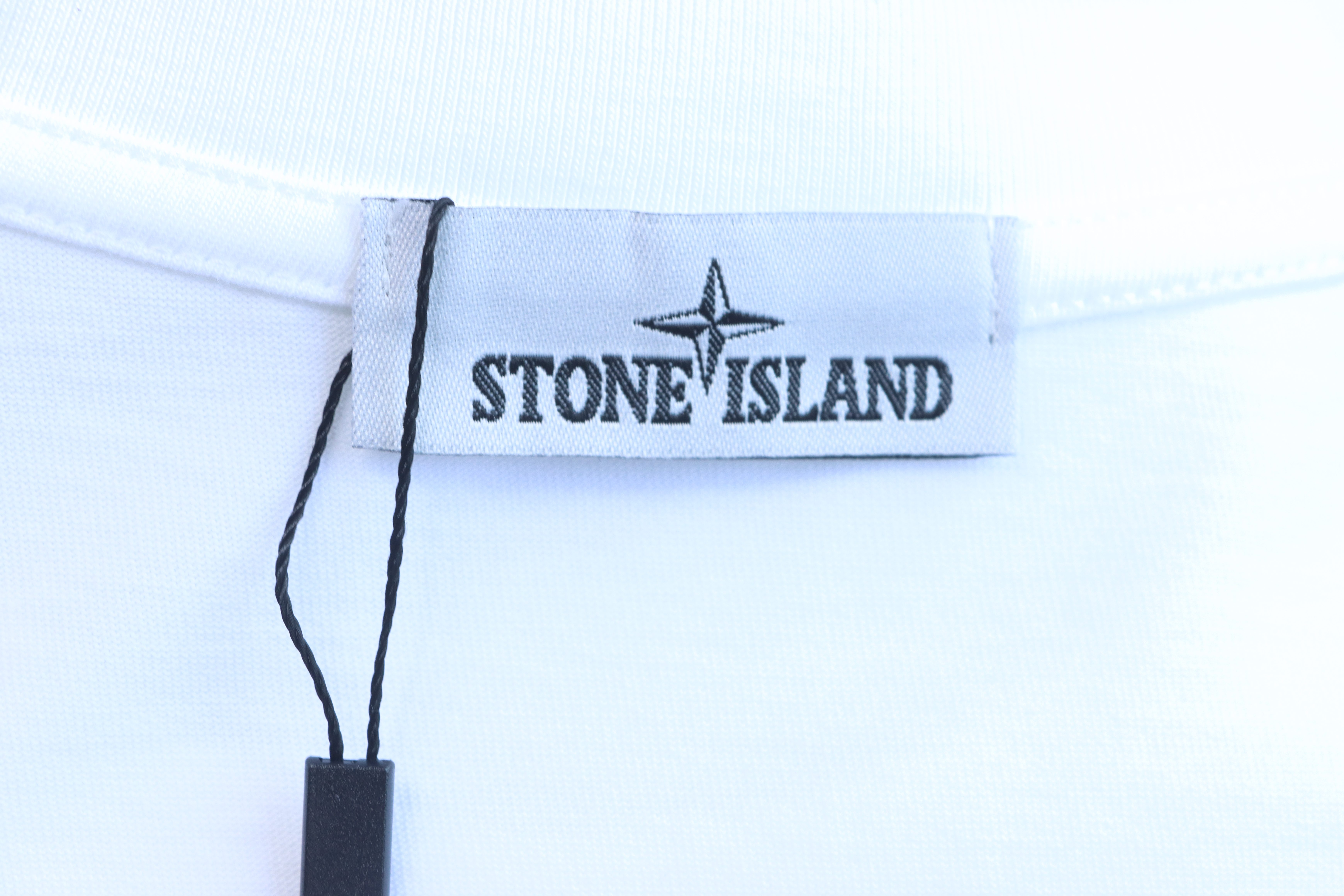 Stone Island Embroidered Compass Chest T-Shirt White