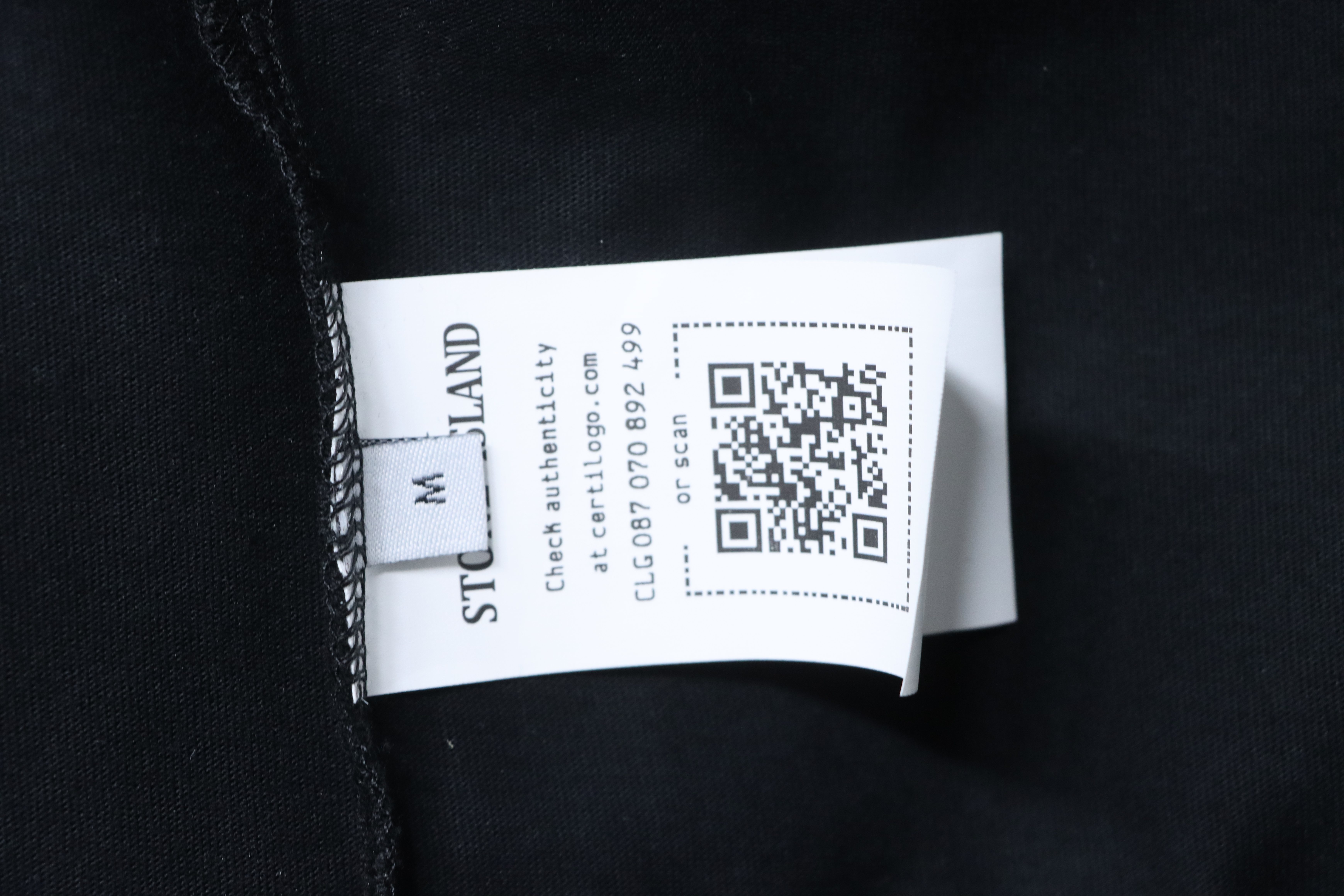 Stone Island Mini Compass Chest Badge T-Shirt Black