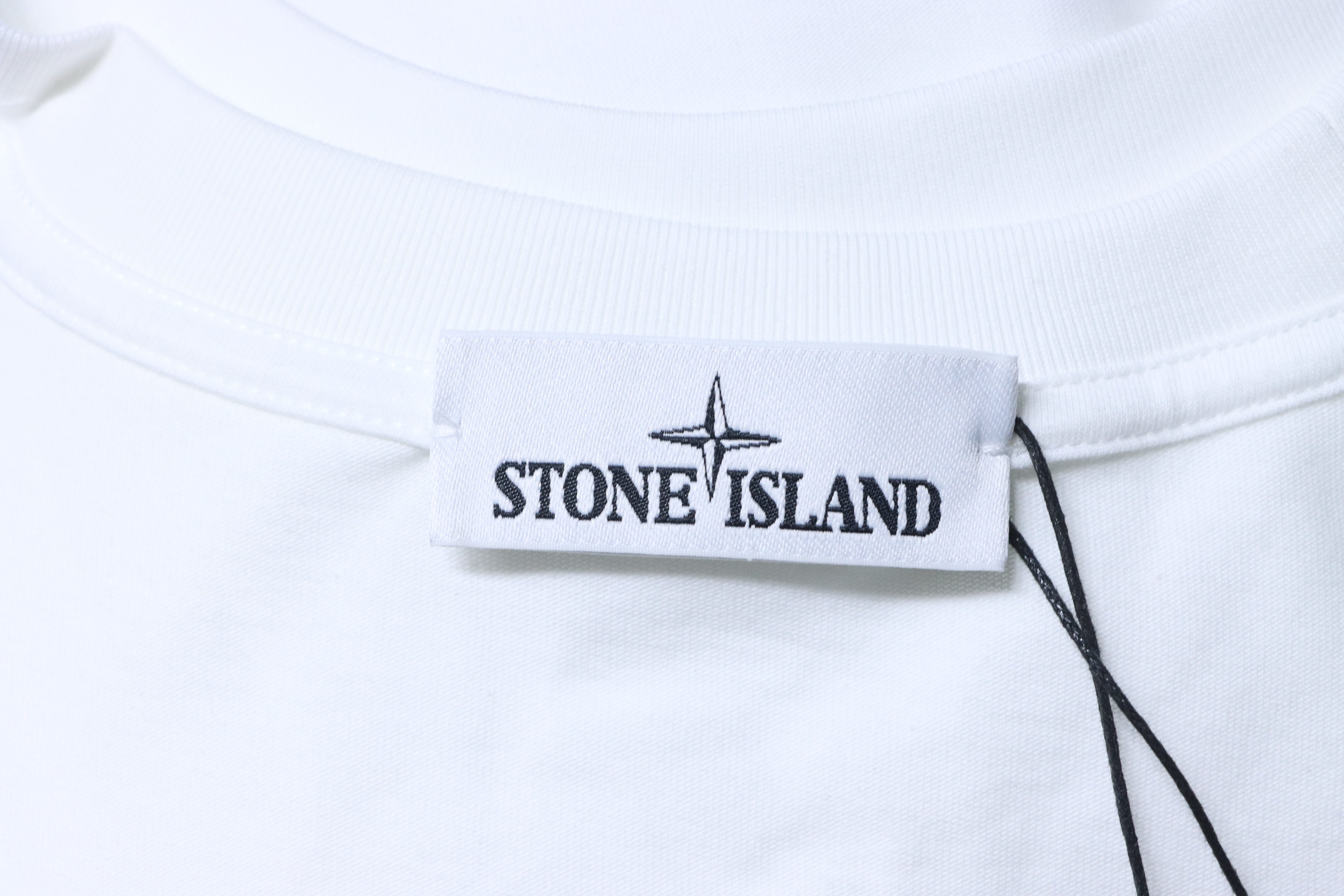 Stone Island Mini Compass Chest Badge T-Shirt White