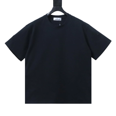 Stone Island Minimal Sleeve Patch T-Shirt Black 01