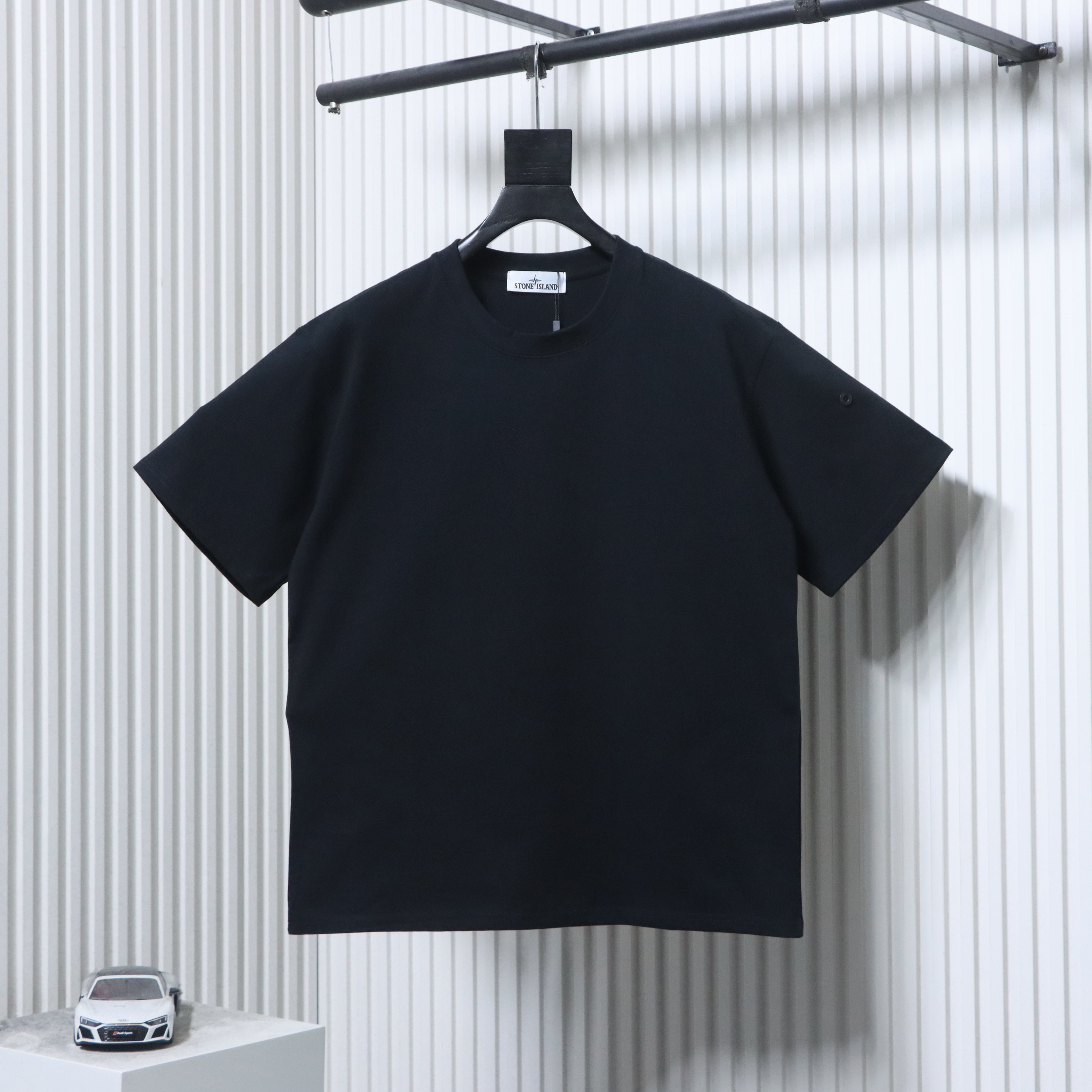 Stone Island Minimal Sleeve Patch T-Shirt Black