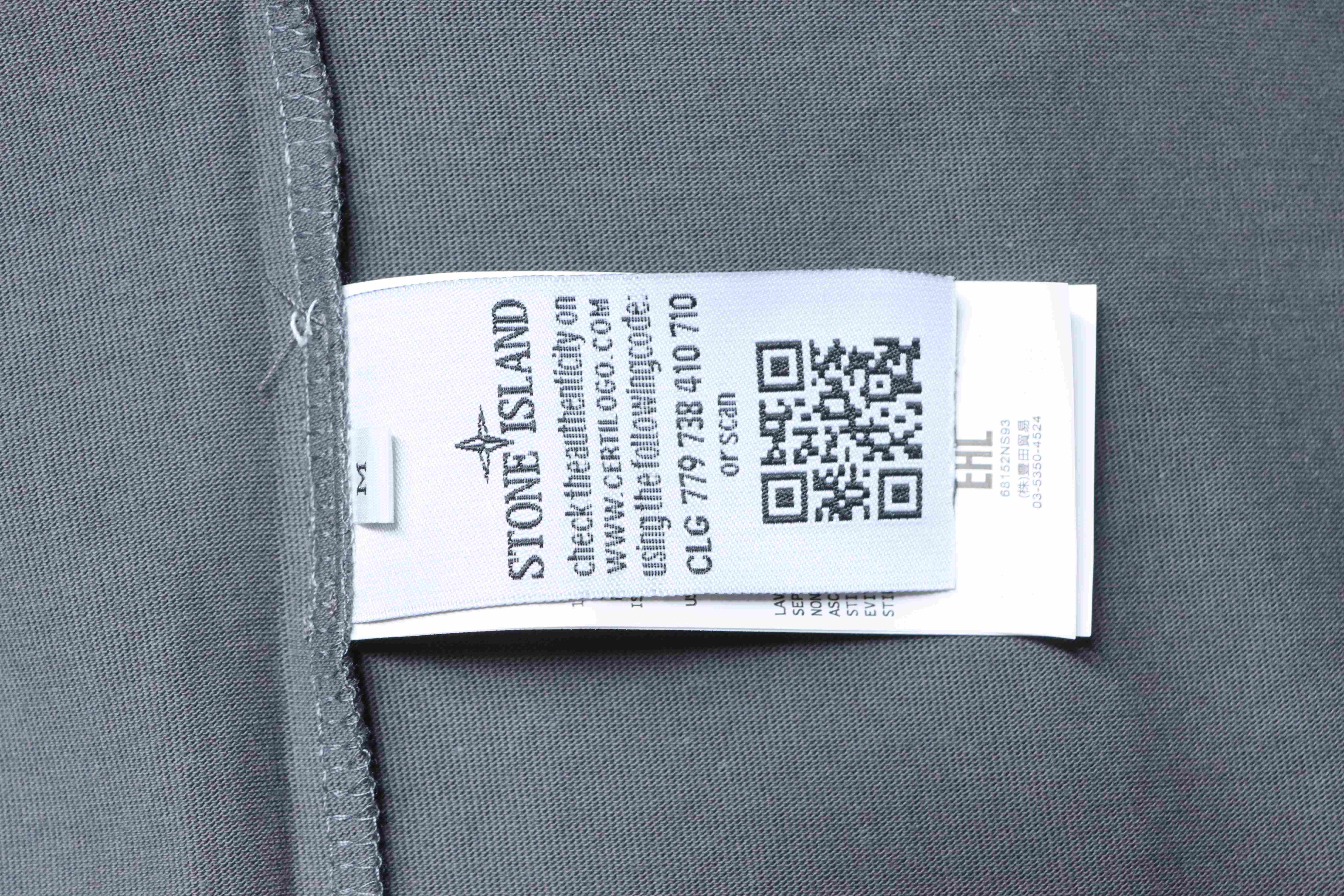 Stone Island Minimal Sleeve Patch T-Shirt Charcoal Gray