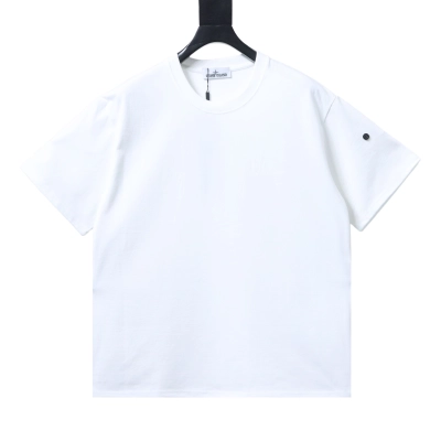 Stone Island Minimal Sleeve Patch T-Shirt White 01