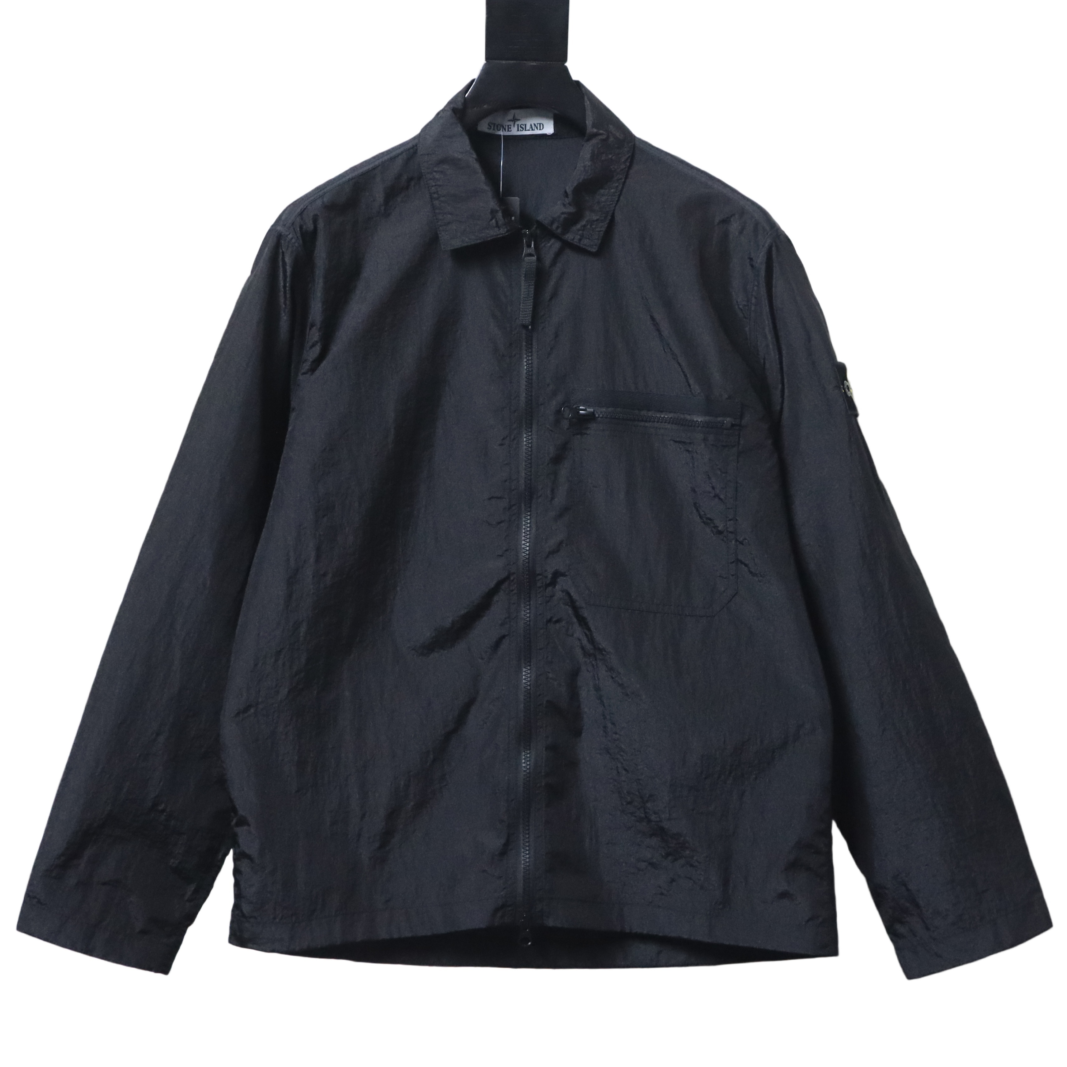 Stone Island Nylon Metal Zip Jacket Black