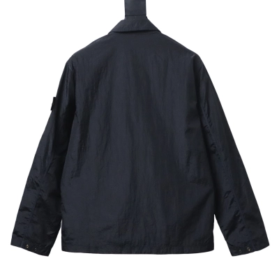 Stone Island Nylon Metal Zip Jacket Black 02