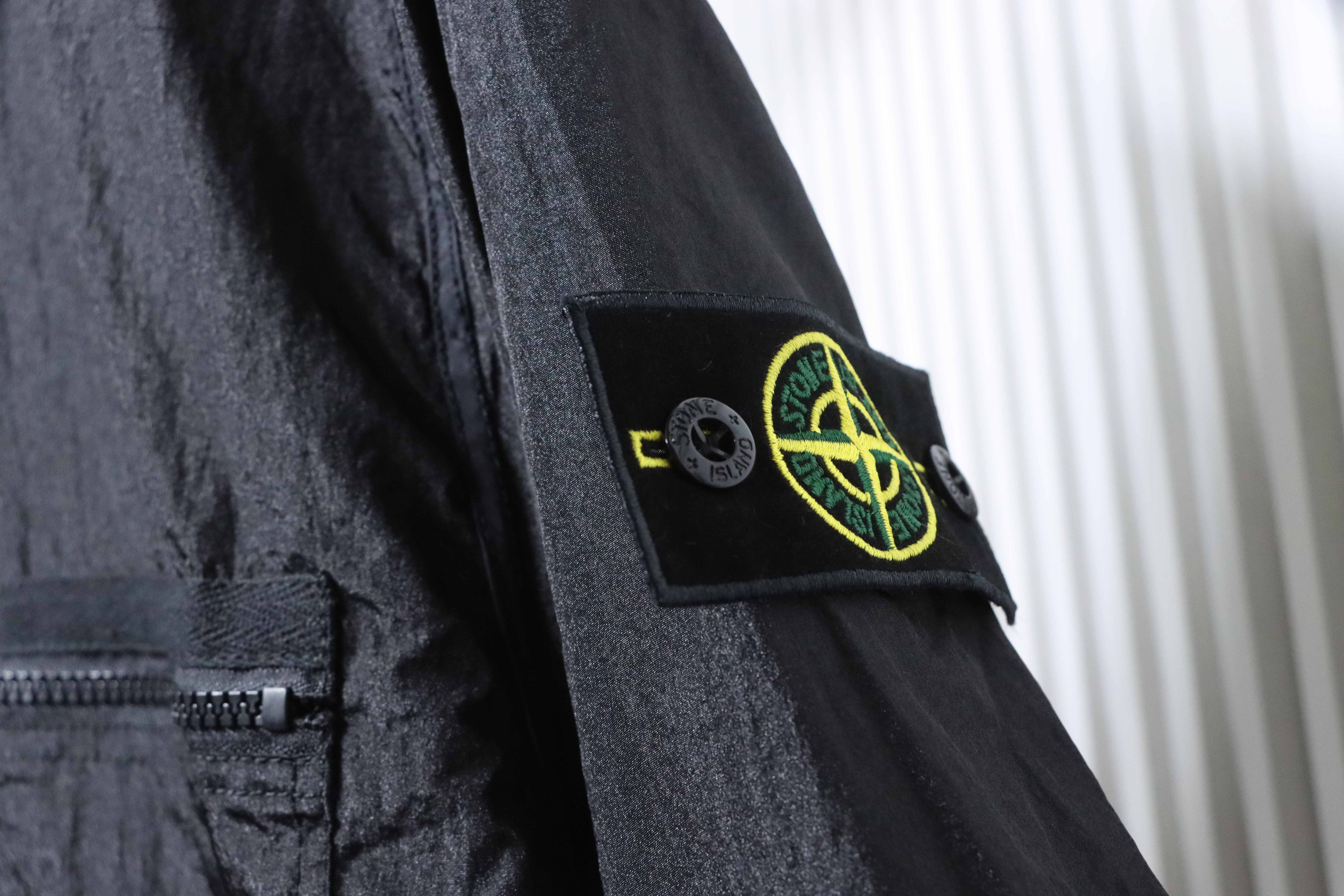 Stone Island Nylon Metal Zip Jacket Black