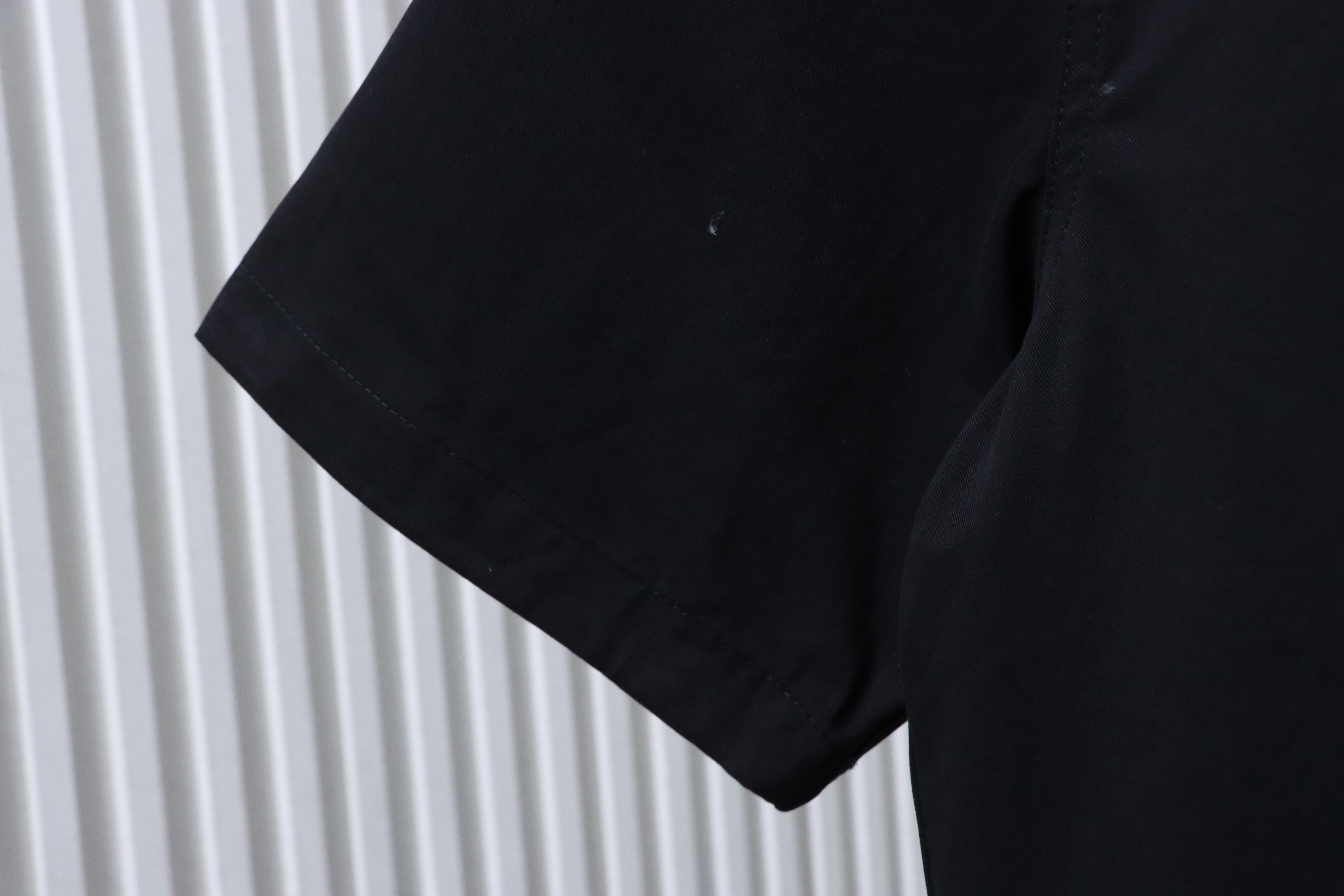 Stone Island Short-Sleeve Utility Overshirt Black