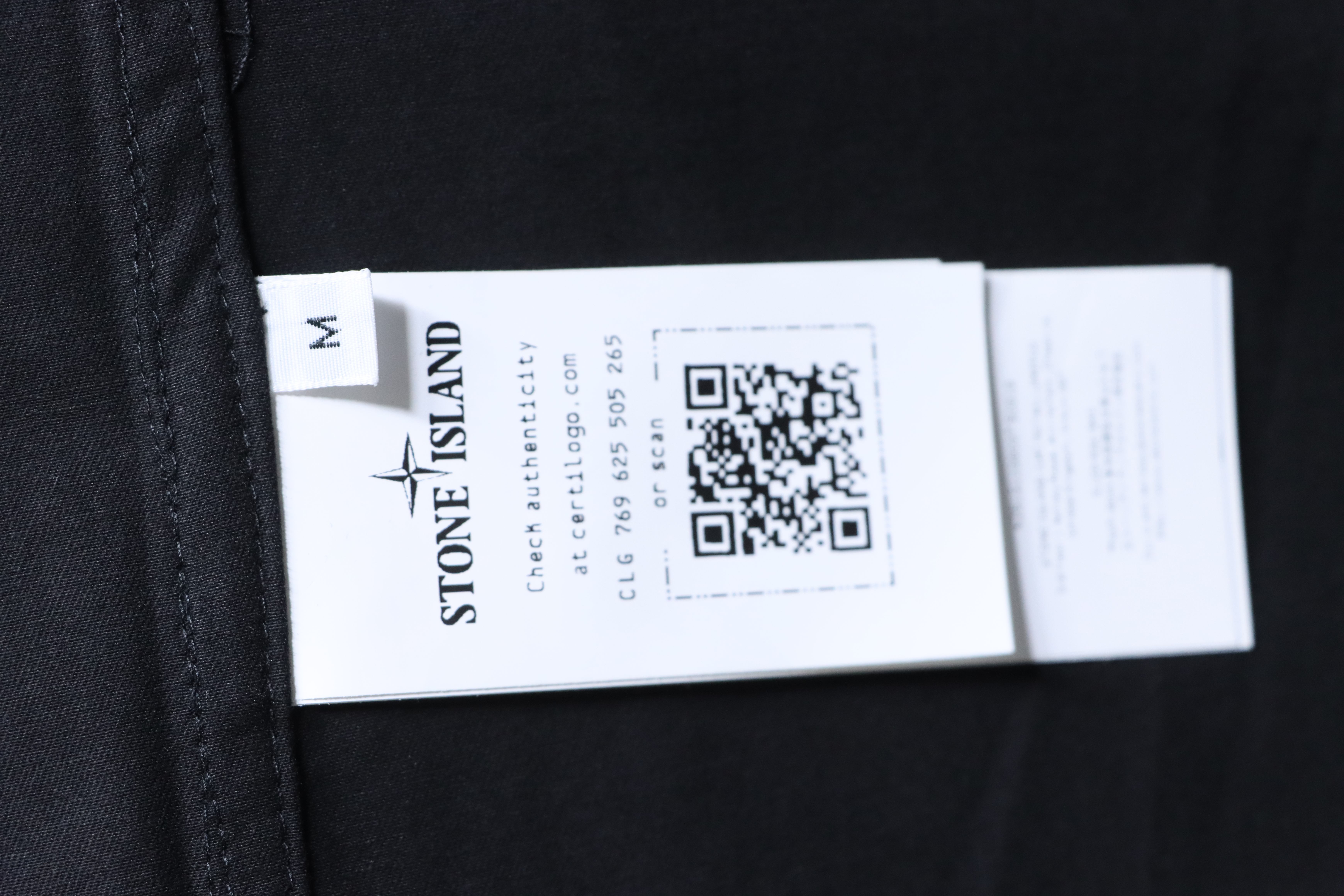 Stone Island Short-Sleeve Utility Overshirt Black