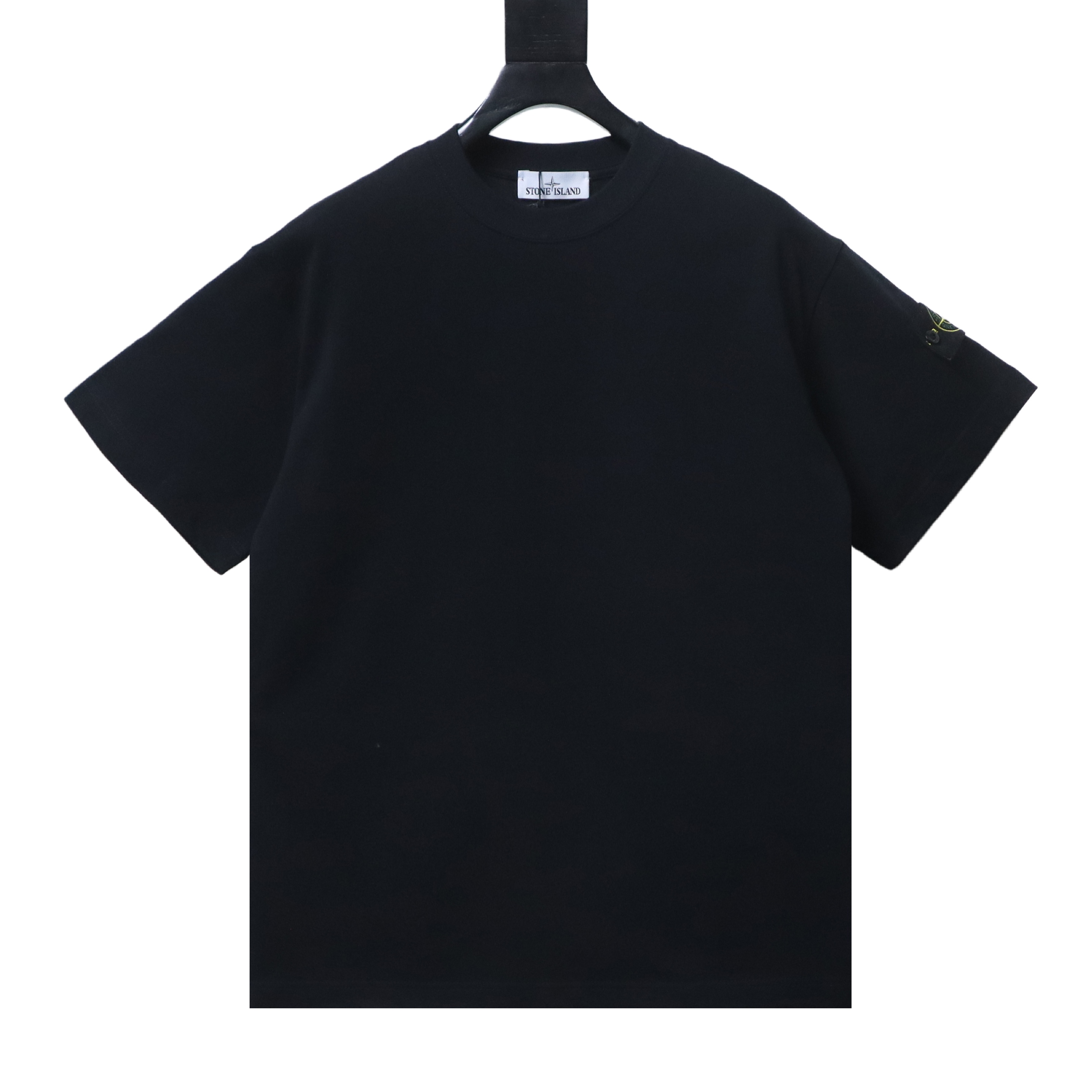 Stone Island Sleeve Badge Drop-Shoulder T-Shirt Black