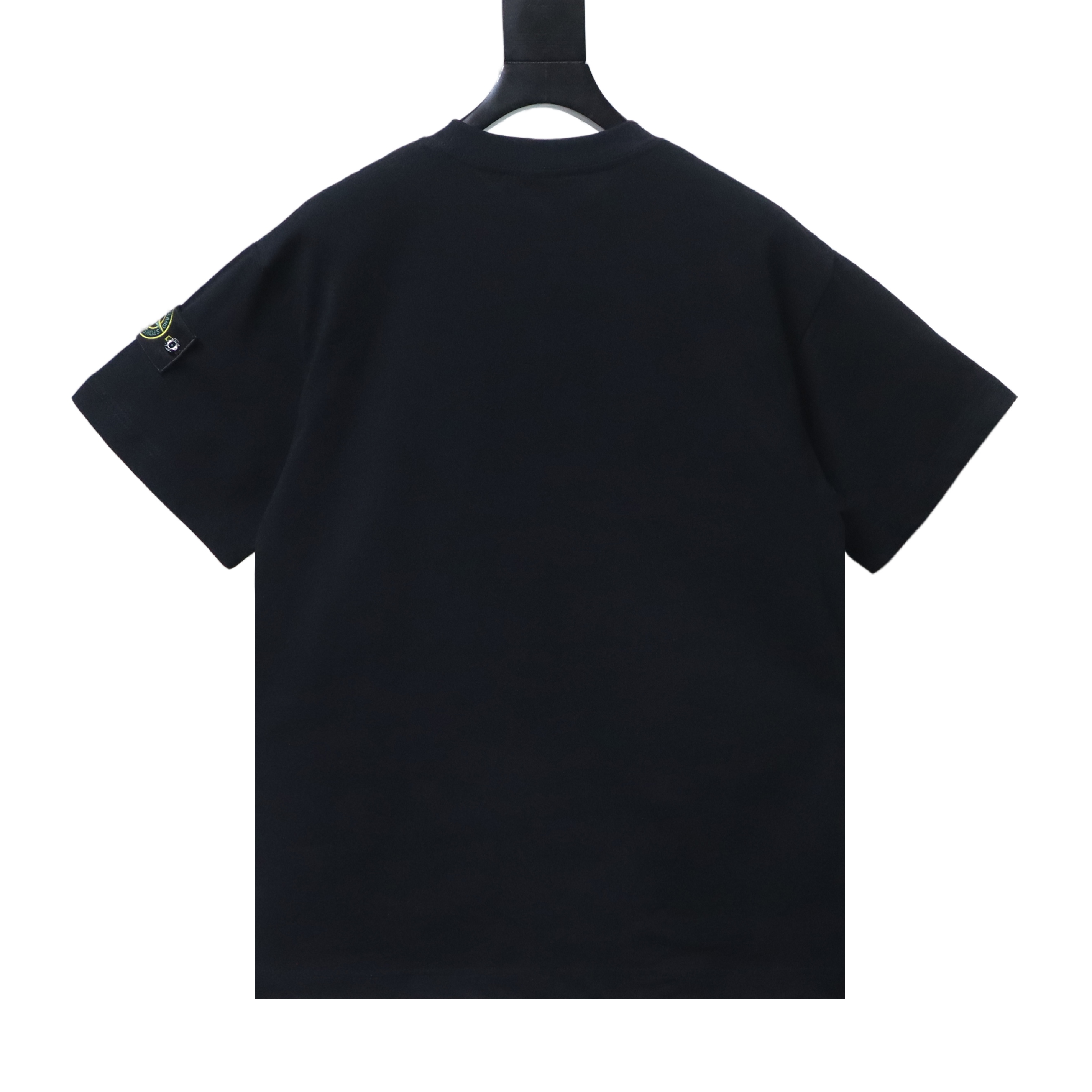 Stone Island Sleeve Badge Drop-Shoulder T-Shirt Black