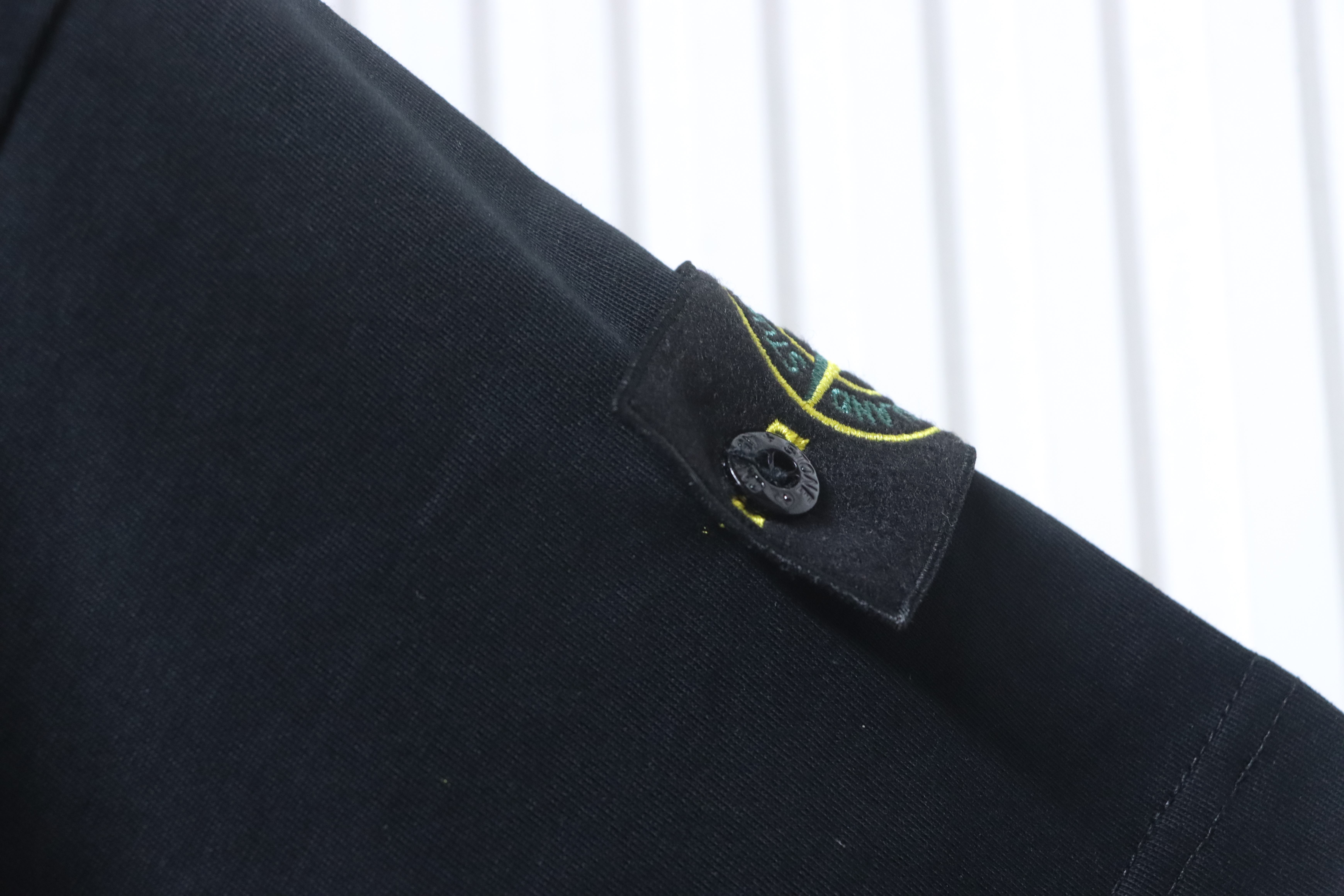 Stone Island Sleeve Badge Drop-Shoulder T-Shirt Black