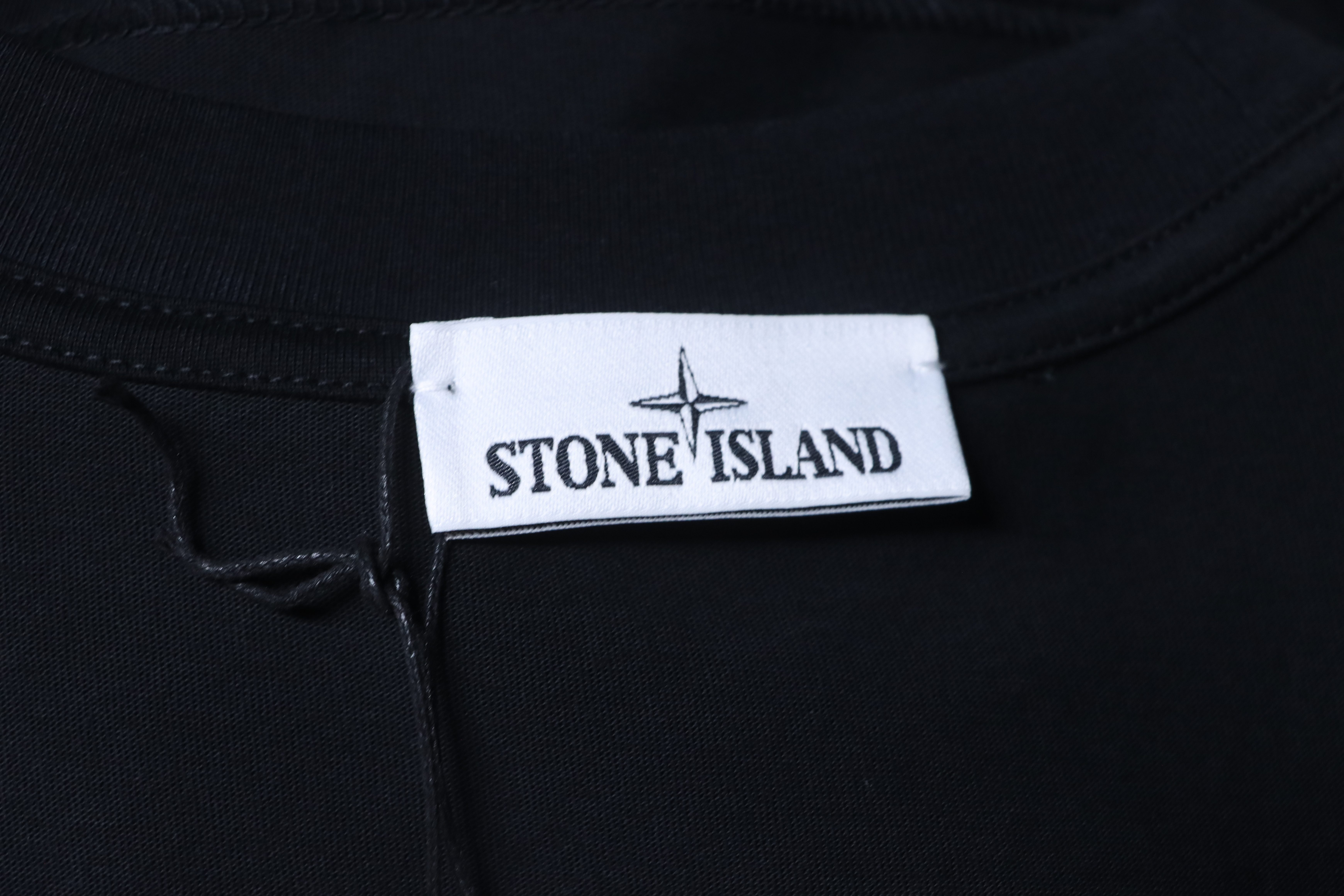 Stone Island Sleeve Badge Drop-Shoulder T-Shirt Black