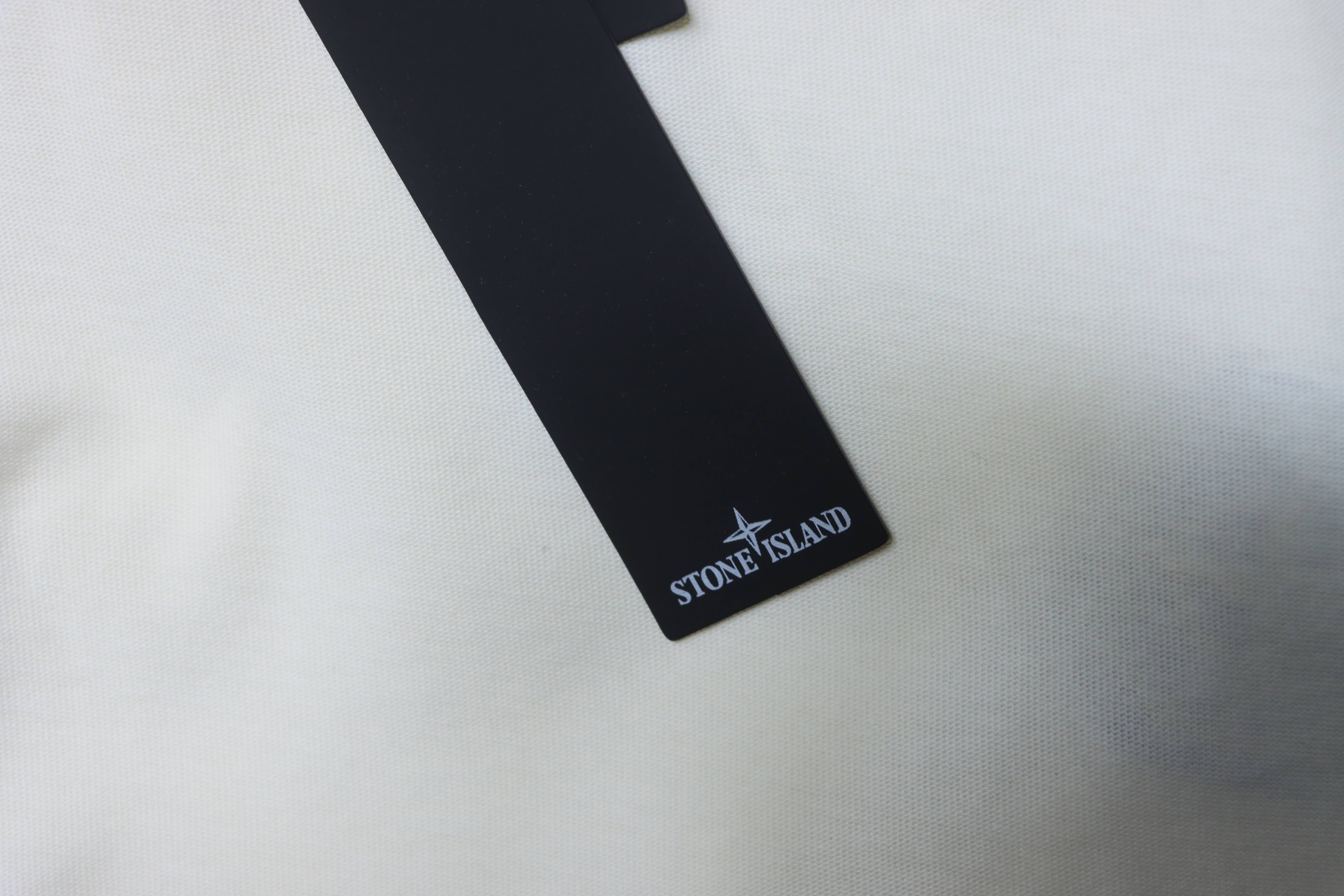 Stone Island Sleeve Badge Drop-Shoulder T-Shirt Cream
