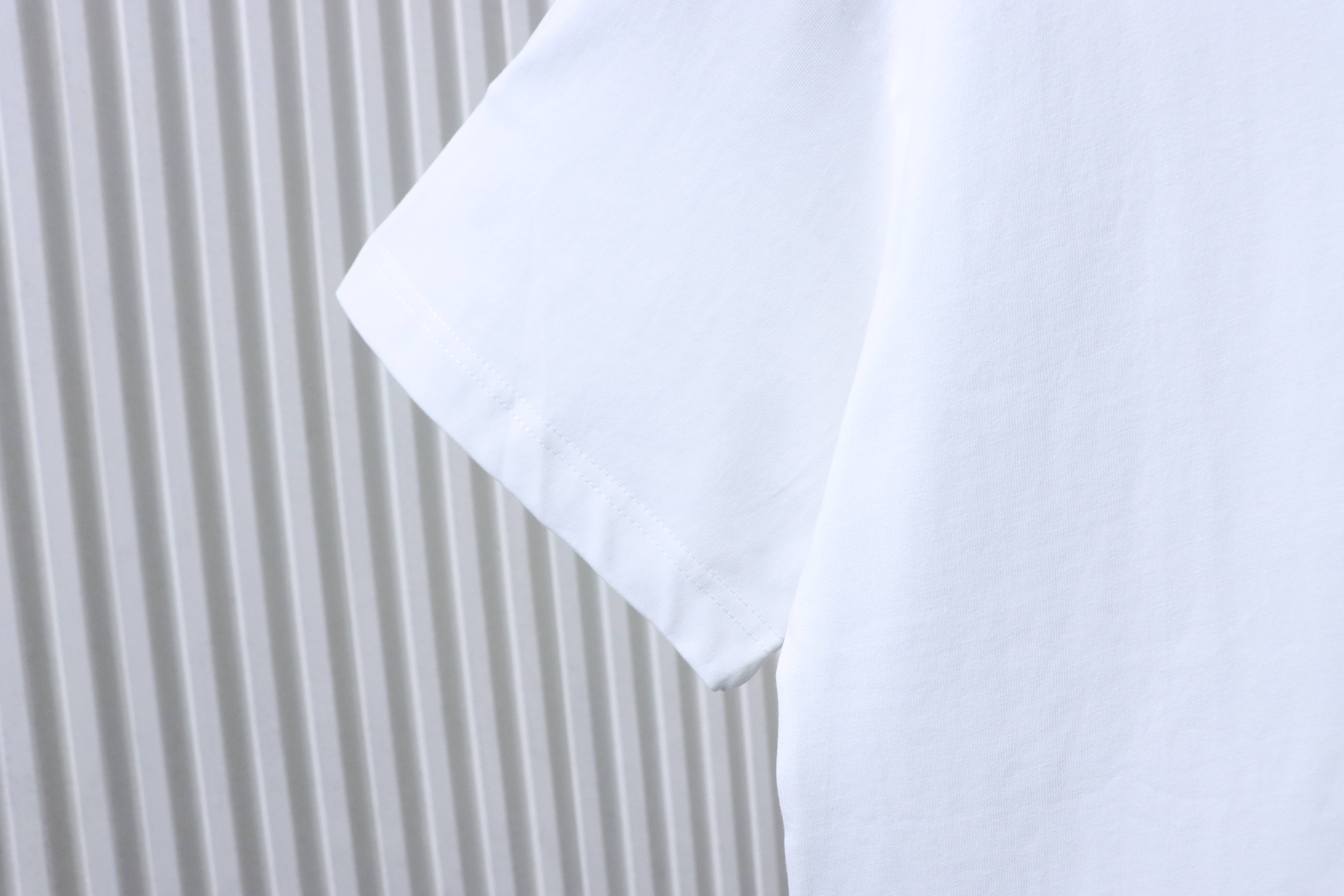 Stone Island Sleeve Badge Drop-Shoulder T-Shirt White