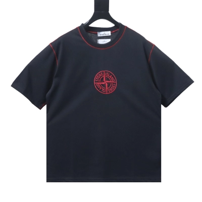 Stone Island SS25 Year of the Snake Logo T-Shirt Black 01