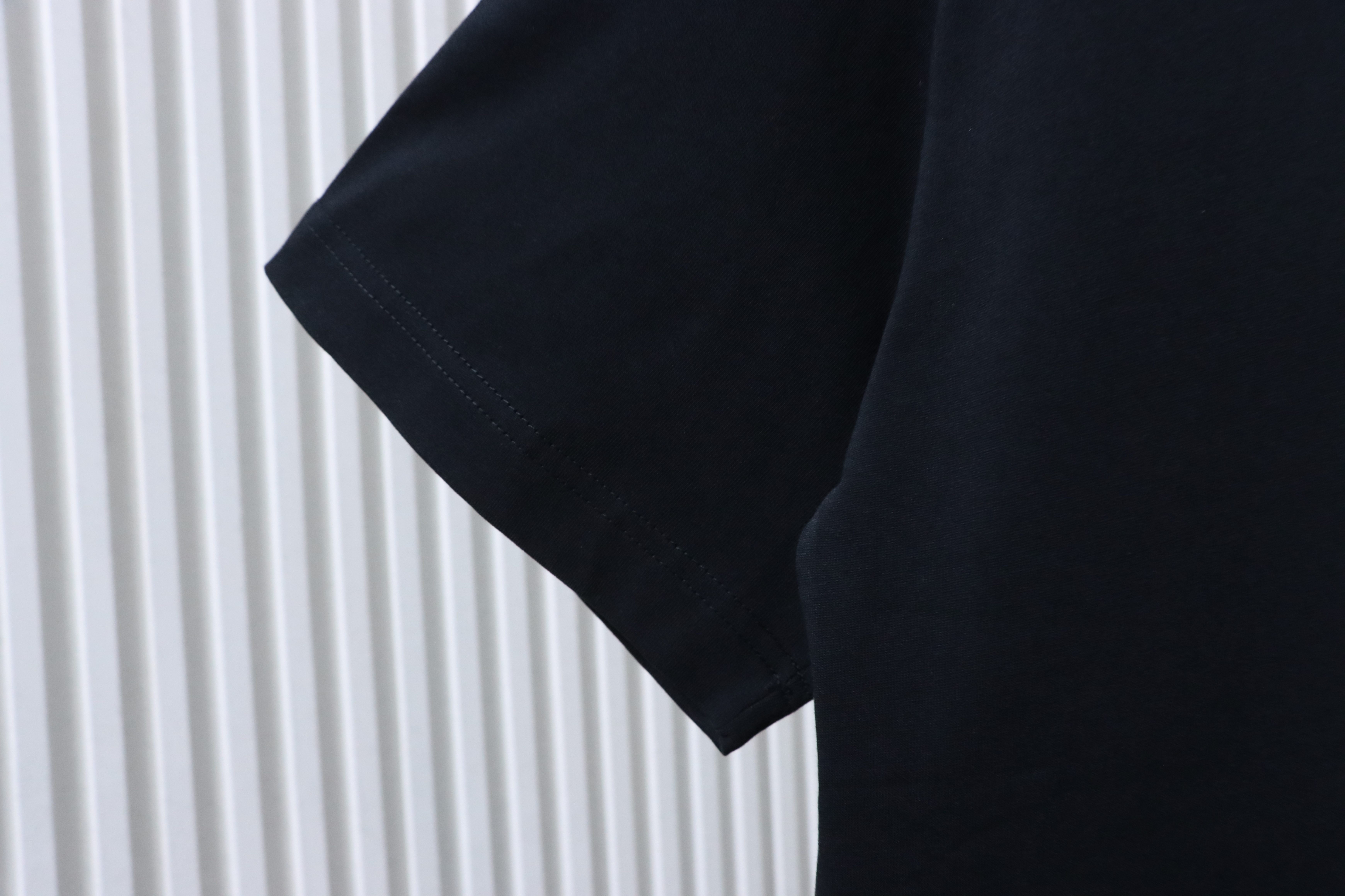 Stone Island SS26 Blurred Compass Back Print T-Shirt Black