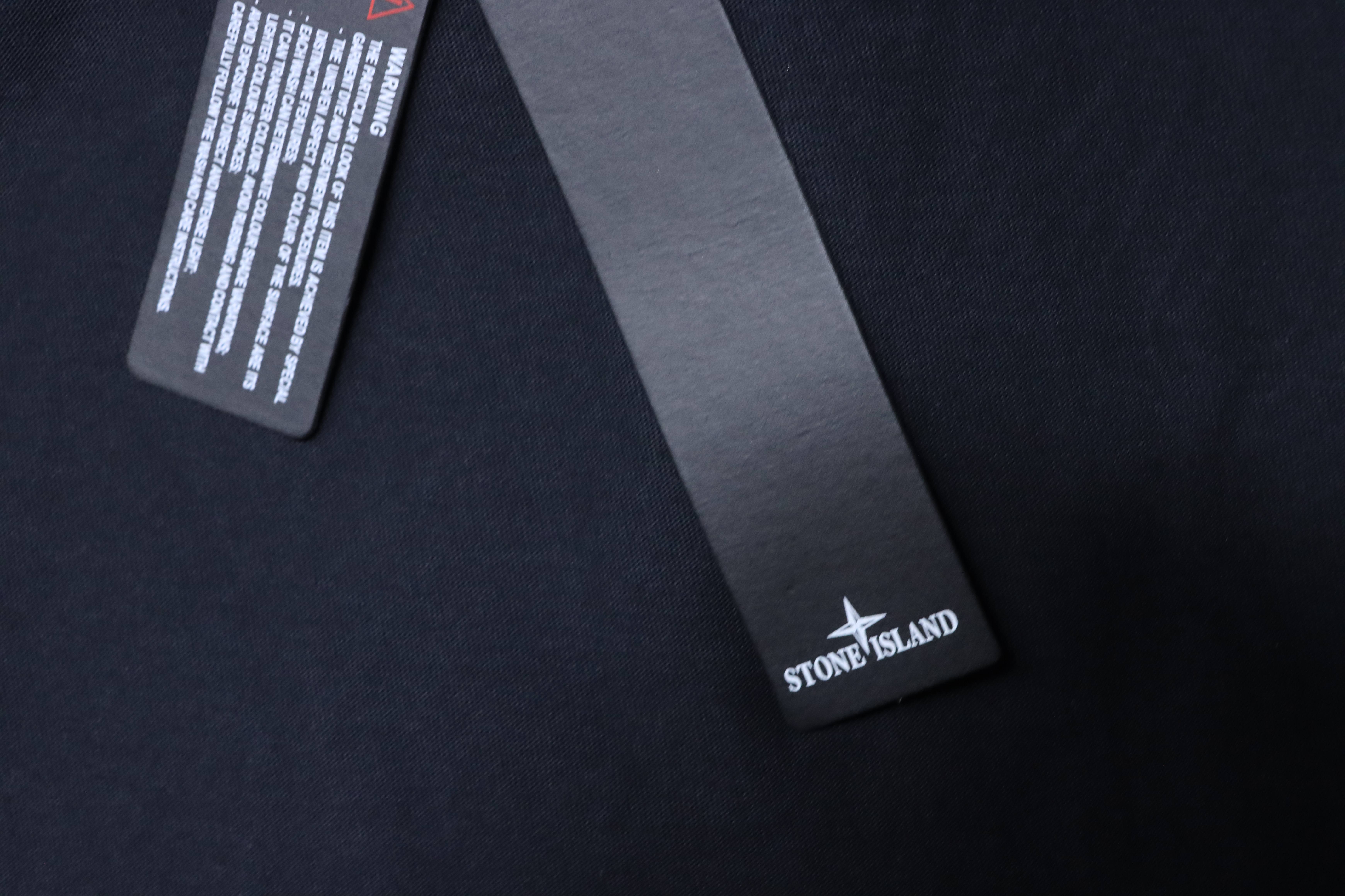 Stone Island SS26 Cracked Compass Back Print T-Shirt Black