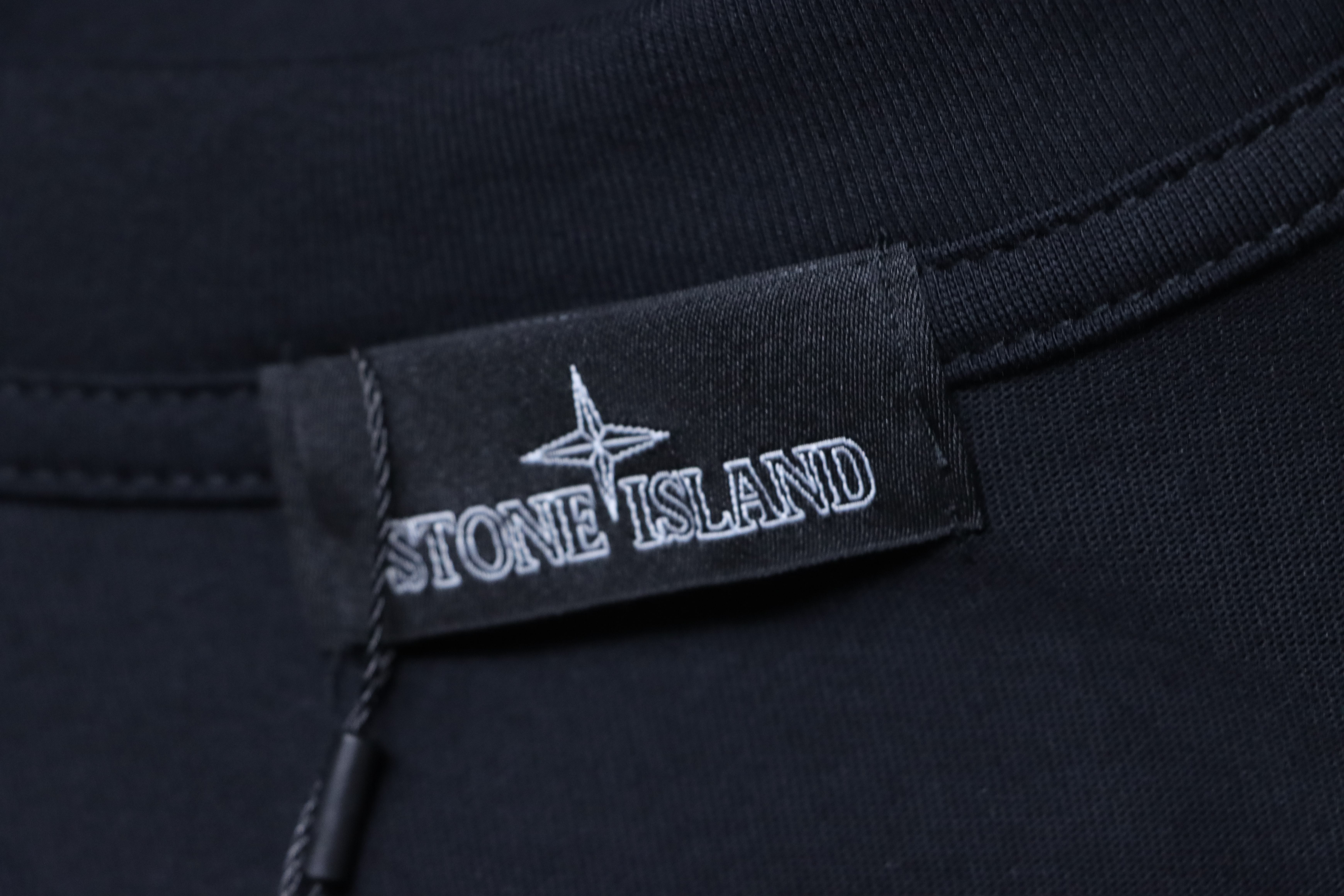 Stone Island SS26 Cracked Compass Back Print T-Shirt Black