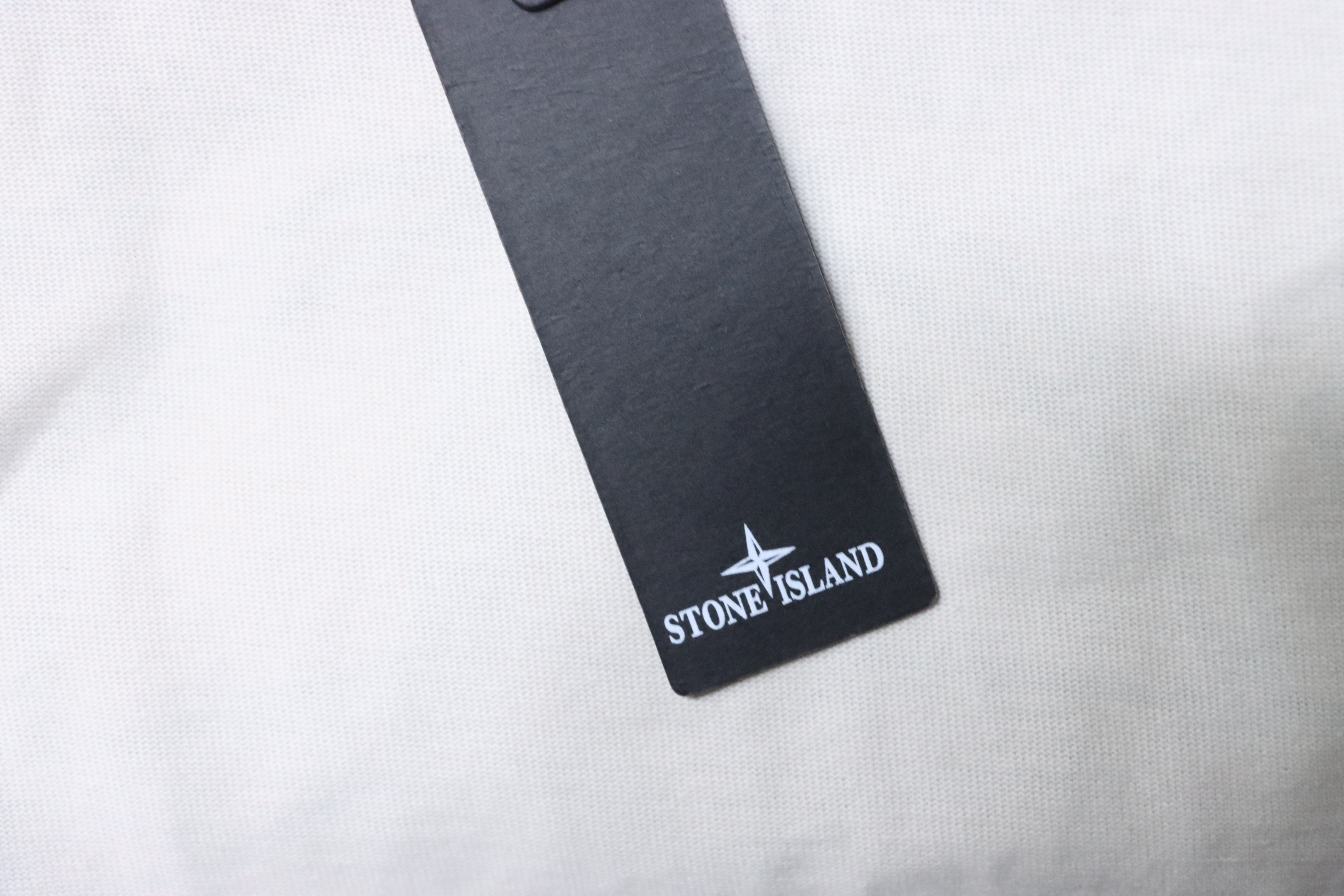 Stone Island SS26 Cracked Compass Back Print T-Shirt Off-White
