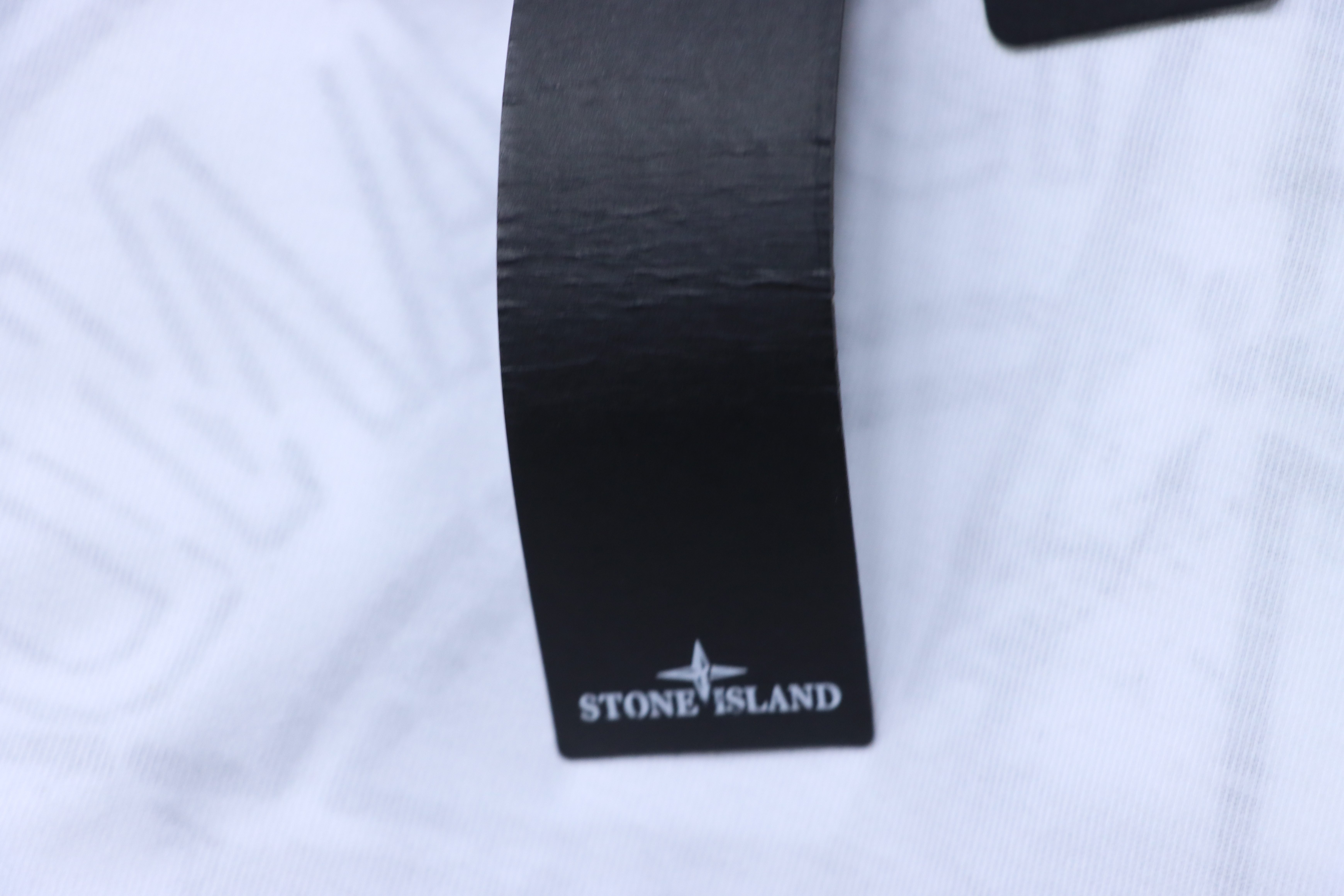 Stone Island SS26 Cracked Compass Back Print T-Shirt White