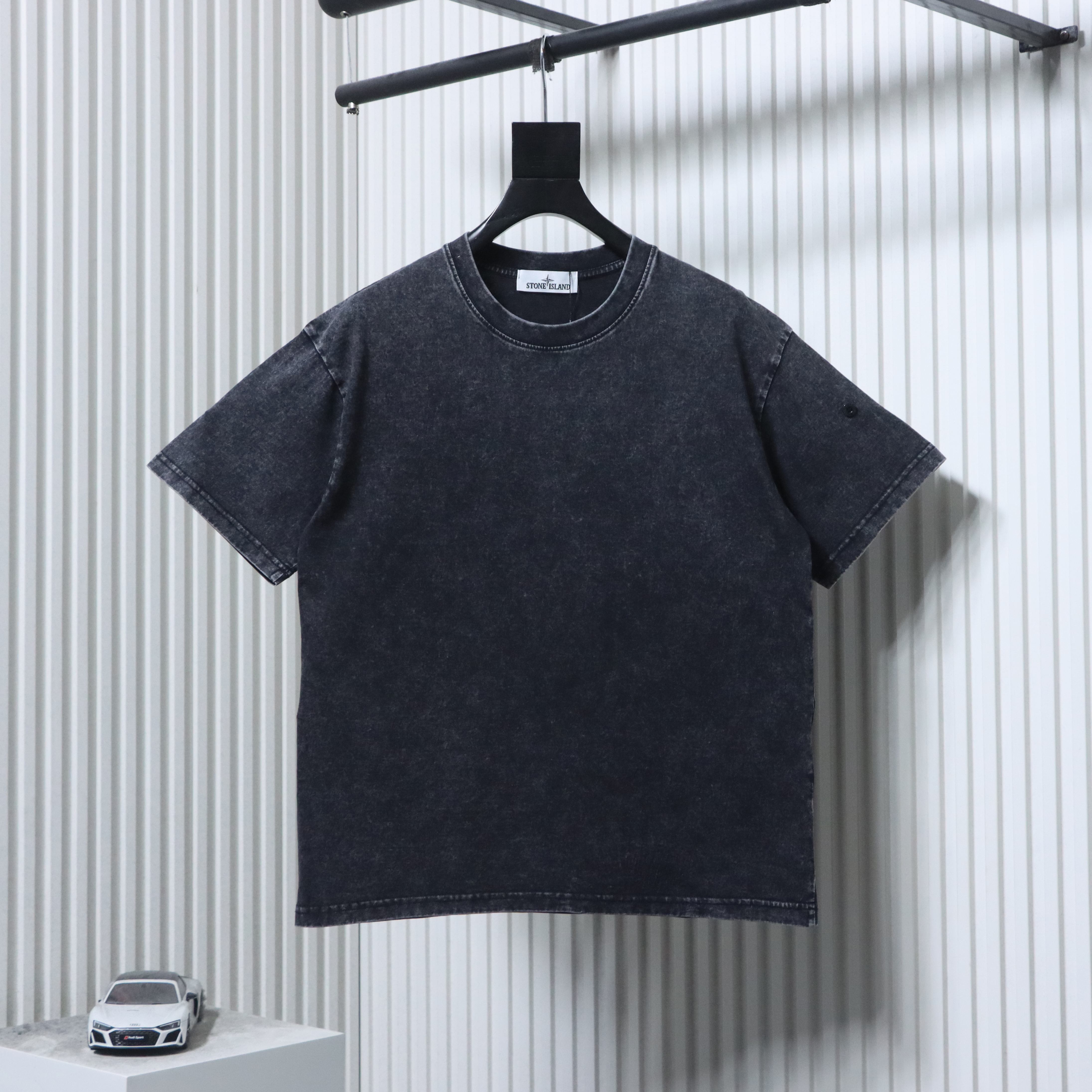 Stone Island Vintage Washed T-Shirt Washed Black