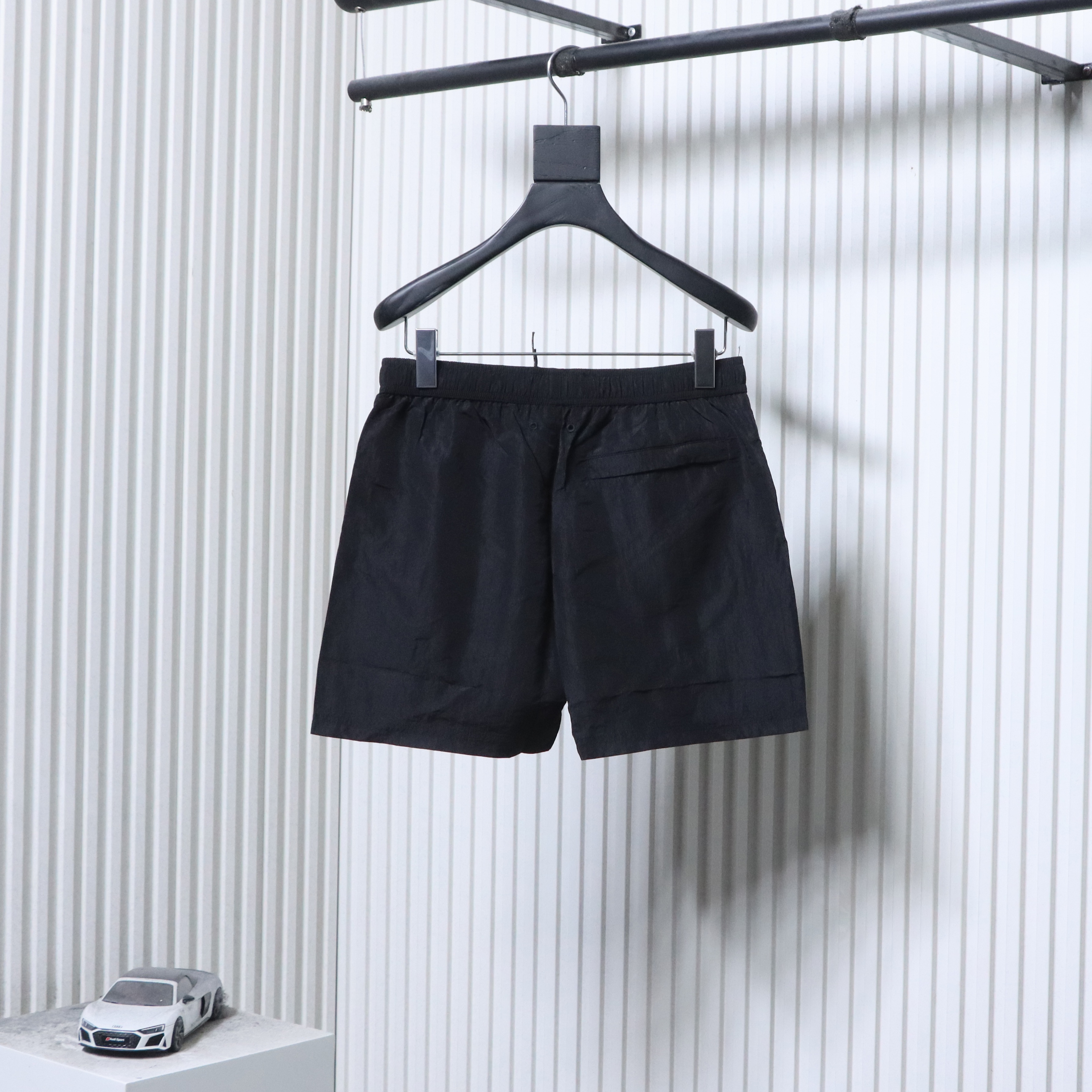 Stone Island Woven Badge Shorts Black