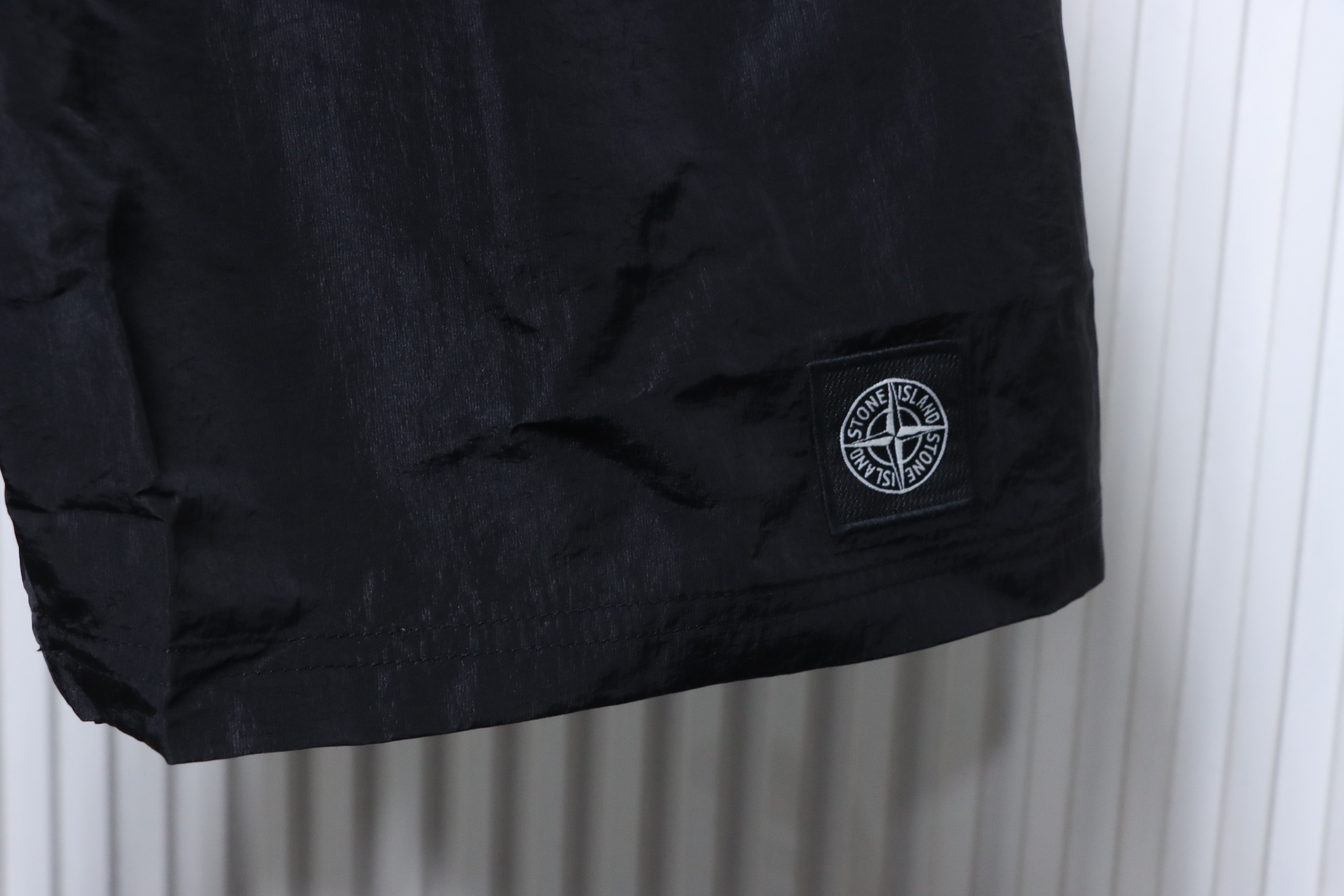 Stone Island Woven Badge Shorts Black