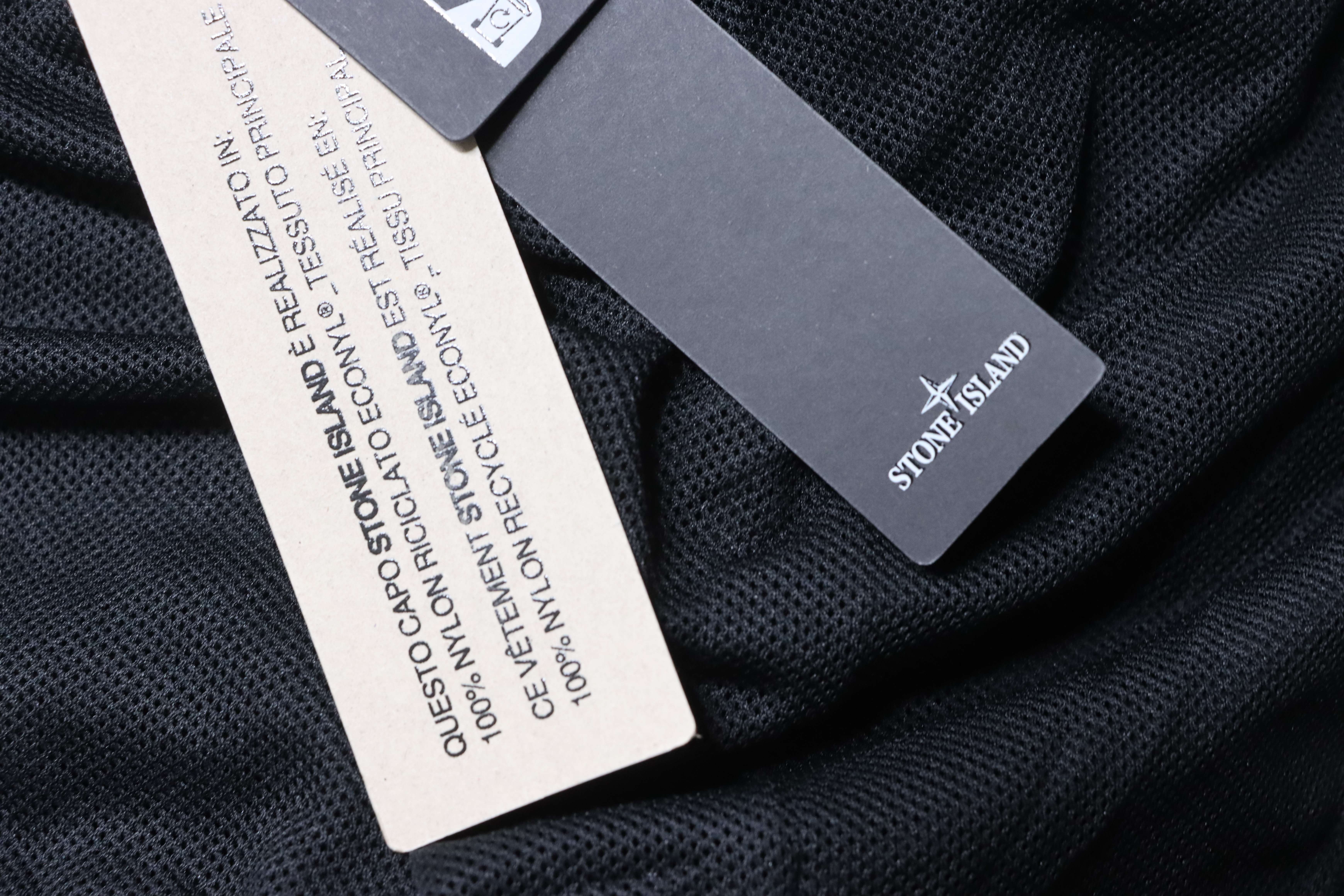 Stone Island Woven Badge Shorts Black